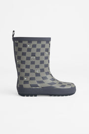 Bottes de pluie - Enfant garçon && CHARBON/MULTI