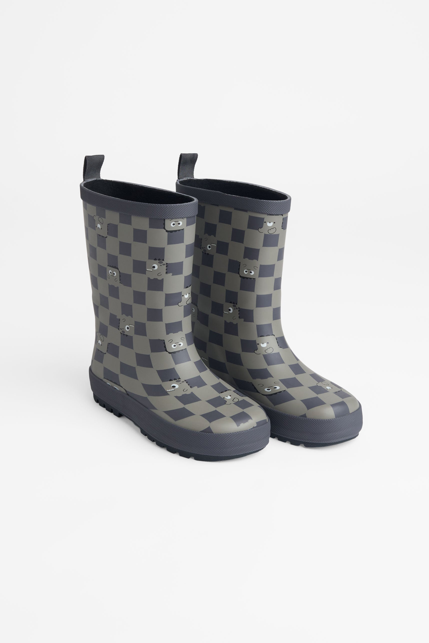 Bottes de pluie - Enfant garçon && CHARBON/MULTI