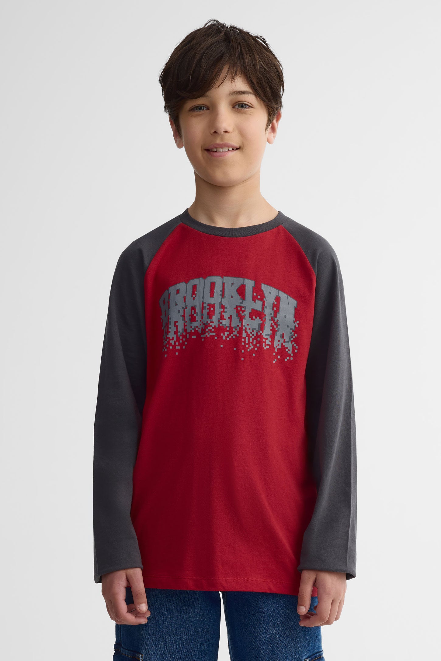 Chandail manches longues, 2/25$ - Ado garçon && ROUGE