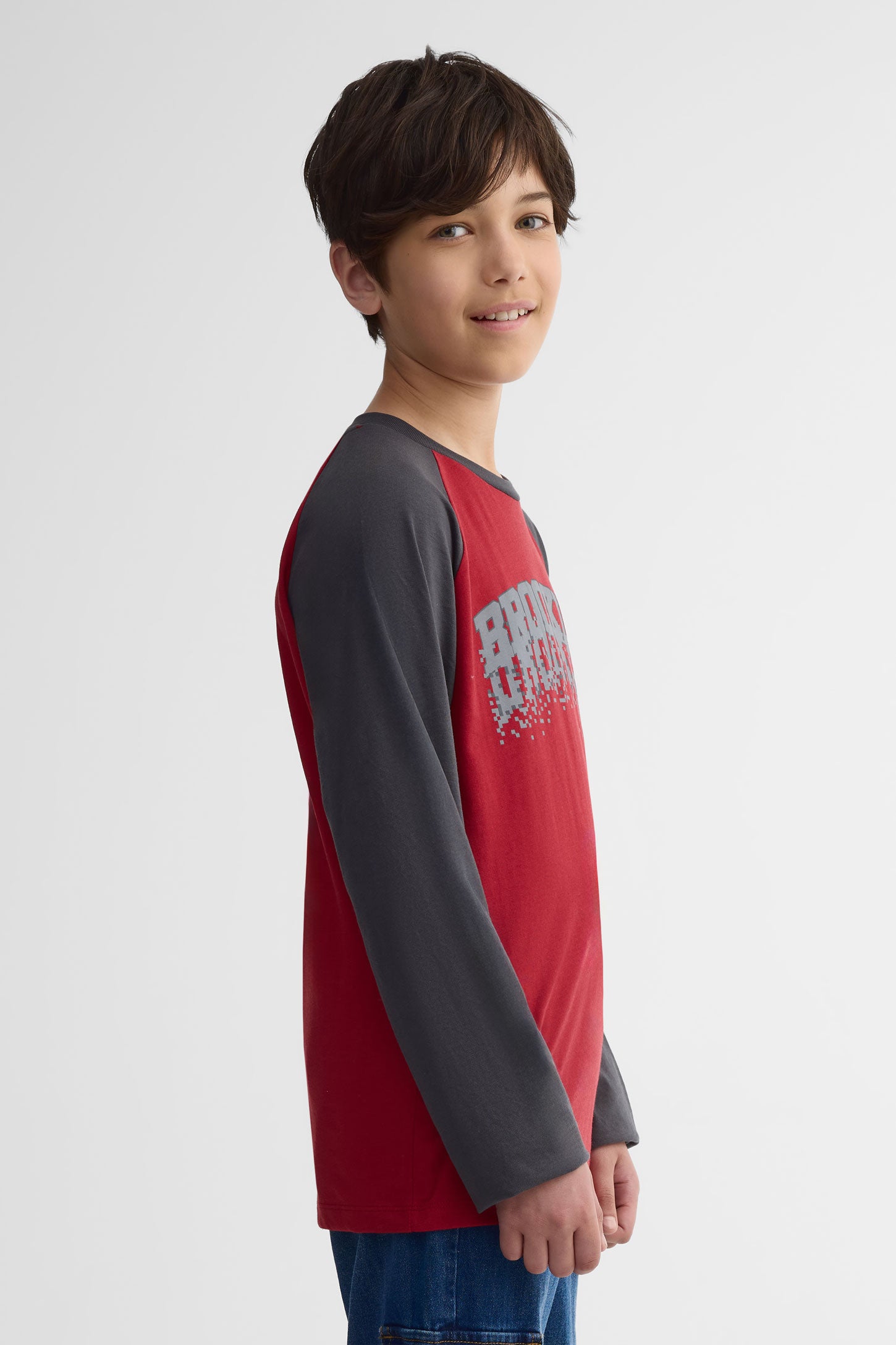 Chandail manches longues, 2/25$ - Ado garçon && ROUGE