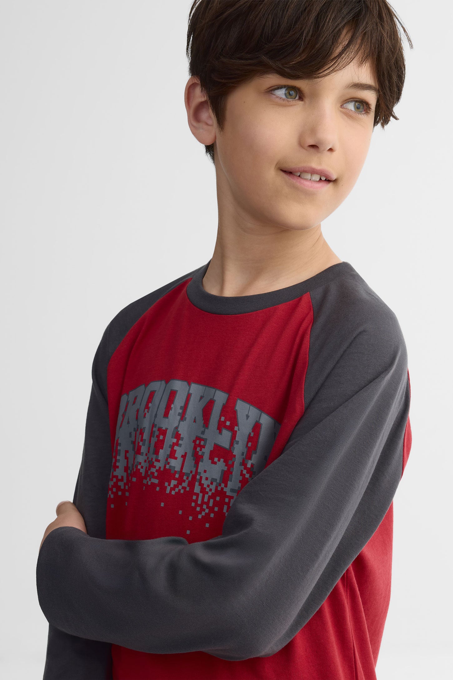 Chandail manches longues, 2/25$ - Ado garçon && ROUGE