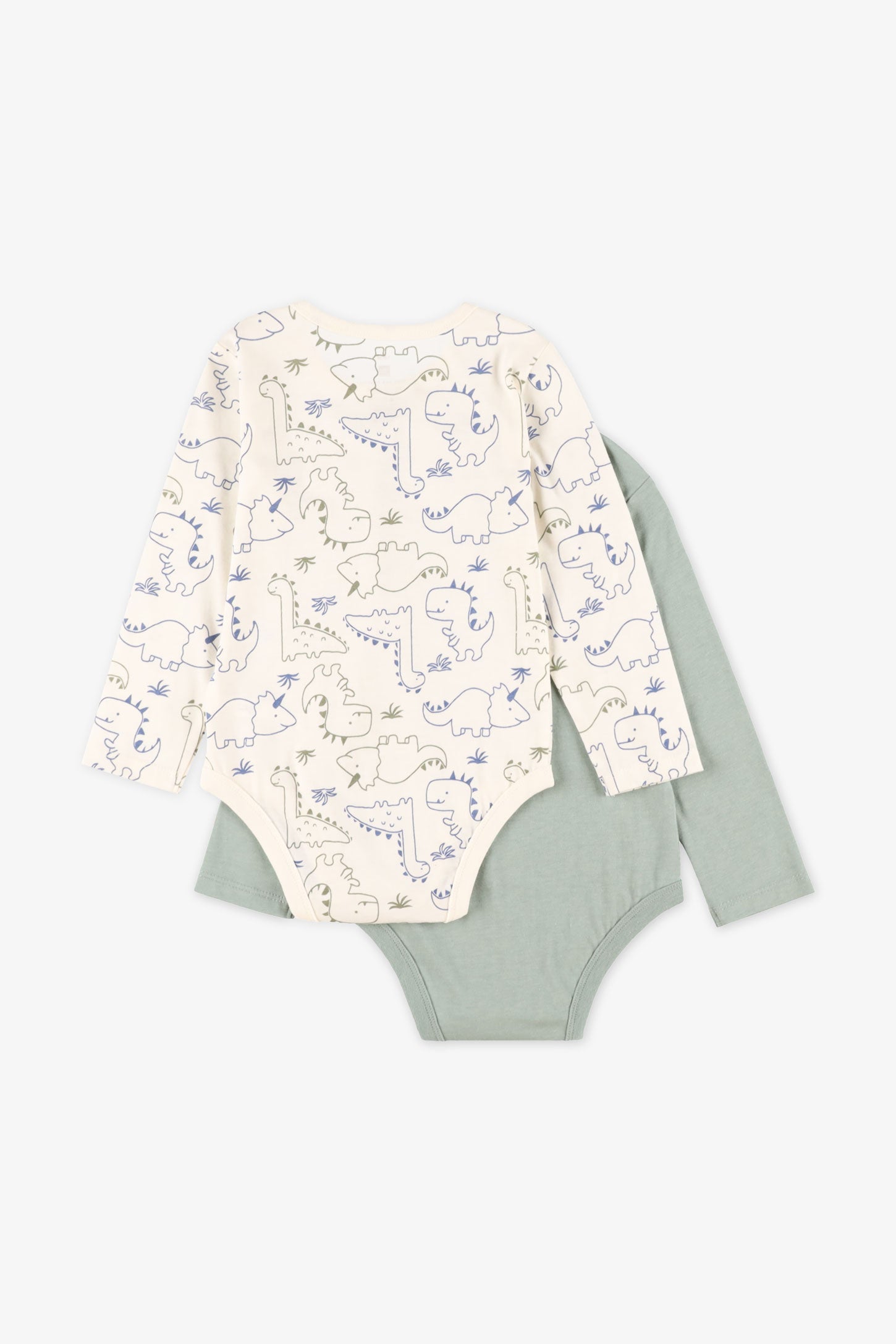 Lot de 2 cache-couches - Bébé garçon && BLANC CASSÉ/MULTI