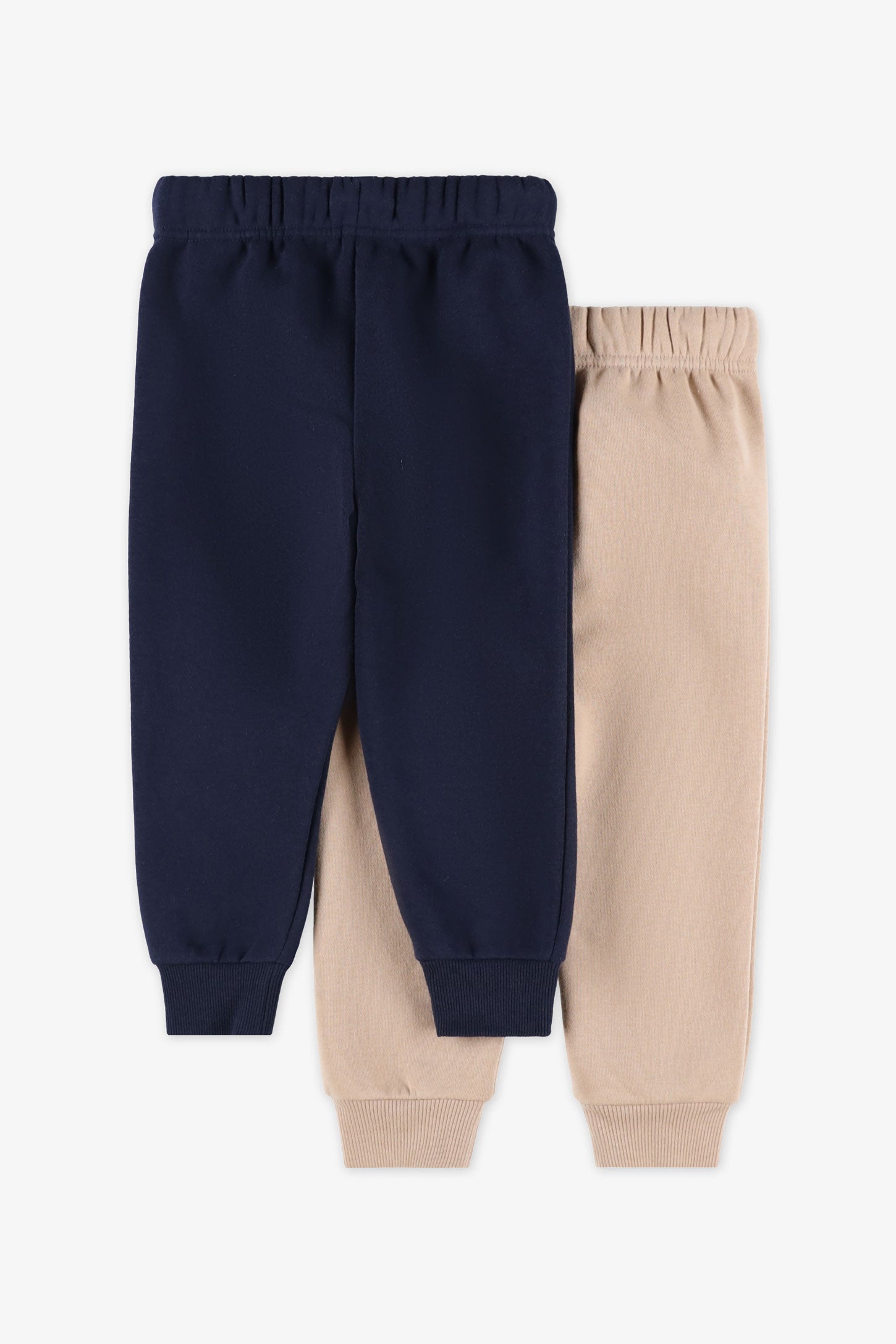 Lot de 2 pantalons jogger, 2T-3T - Bébé garçon && BEIGE