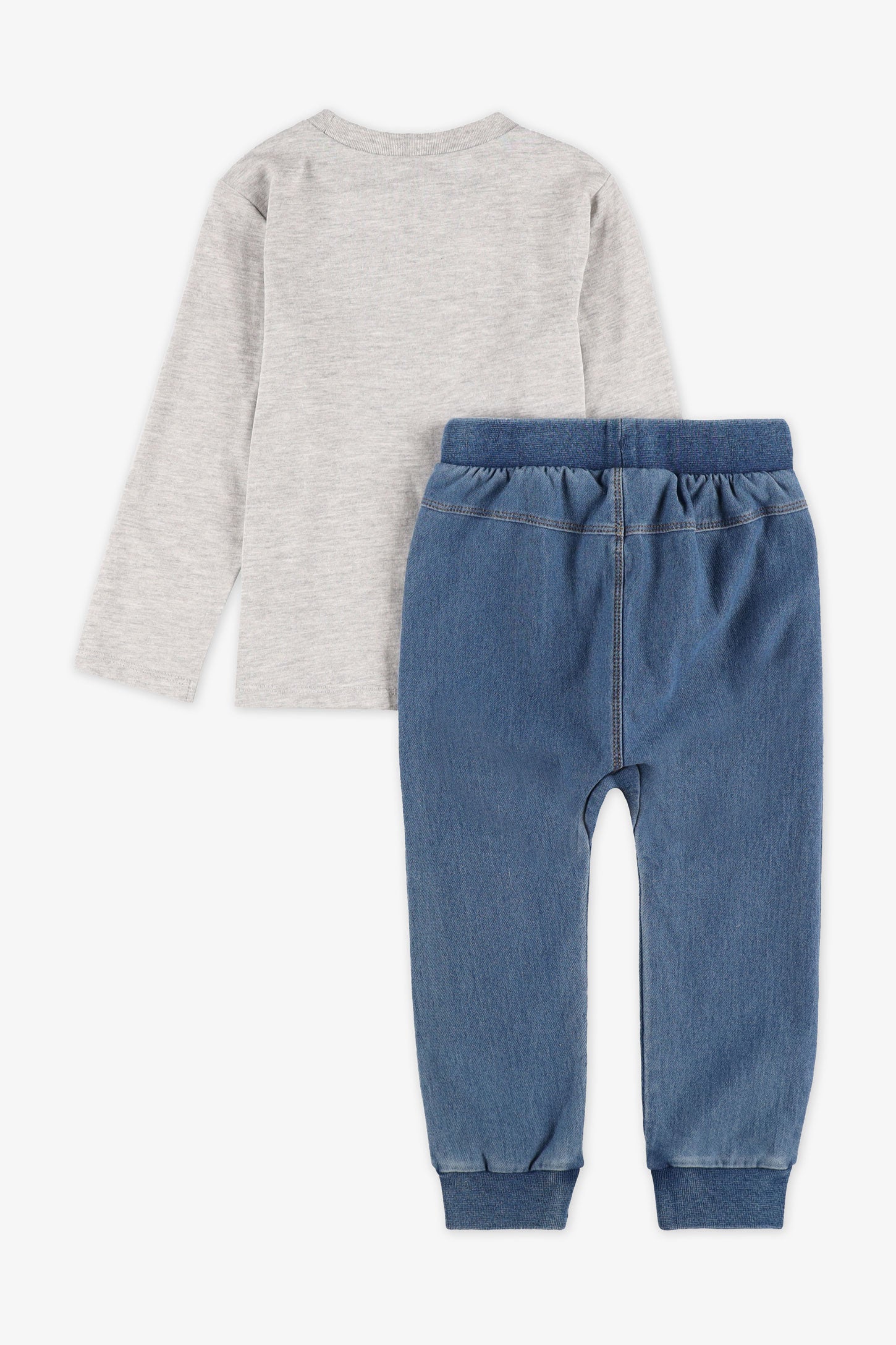 Ensemble 2-pièces, 2T-3T - Bébé garçon && MIX GRIS CLAIR