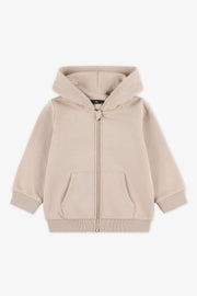 Veste à capuchon coton ouaté, 2T-3T - Bébé garçon && BEIGE