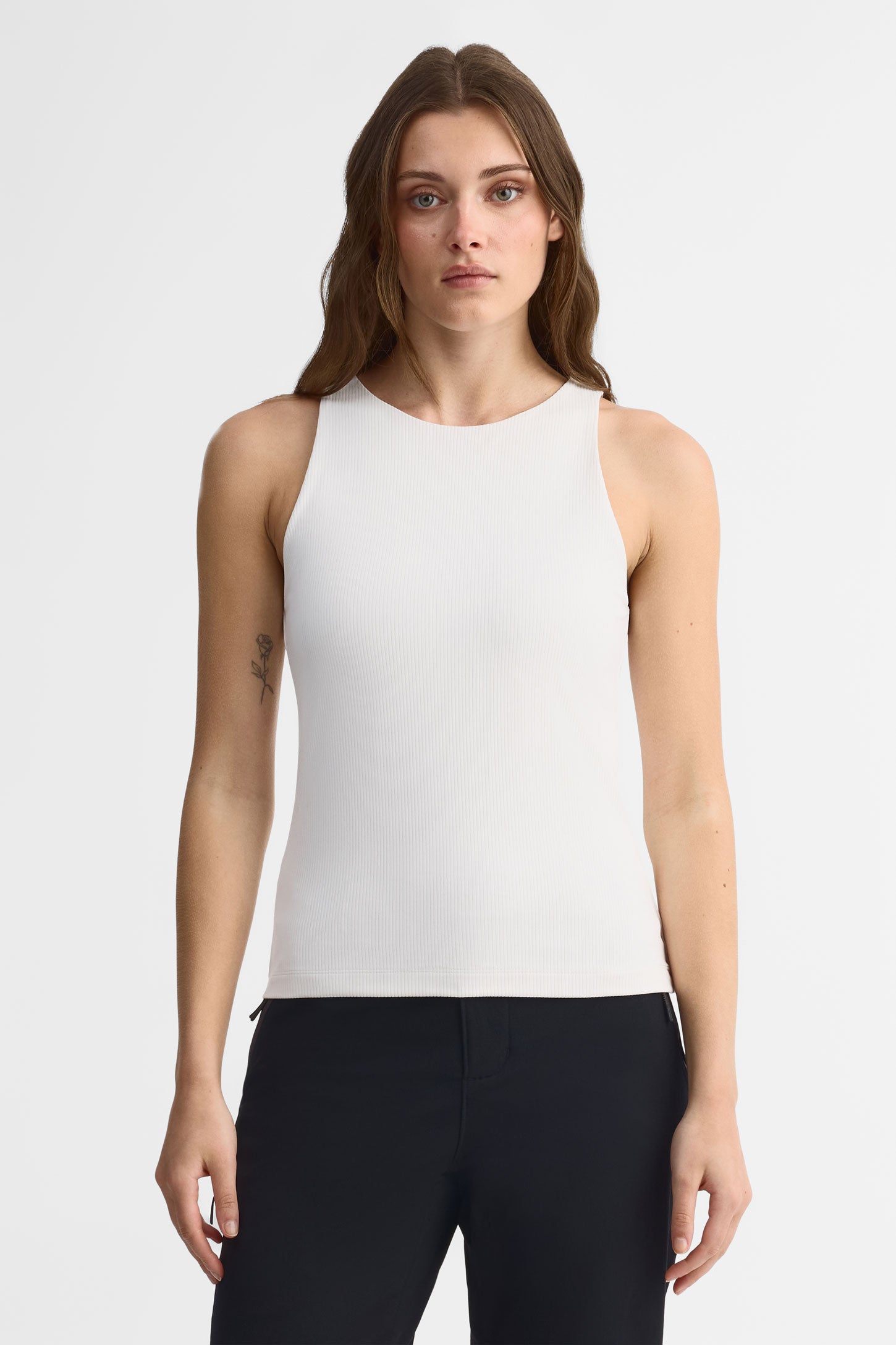 Camisole coupe ajustée - Femme && BLANC CASSÉ