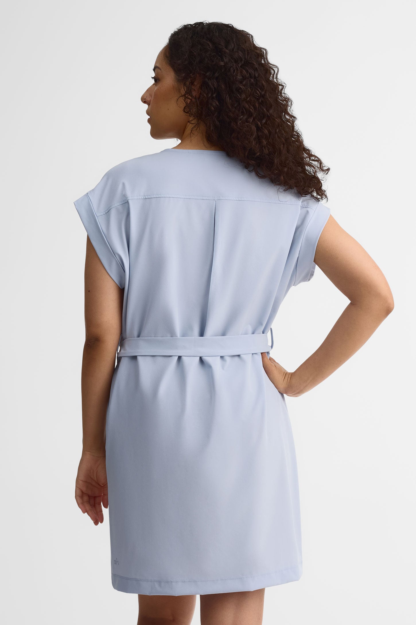 Robe portefeuille - Femme && BLEU