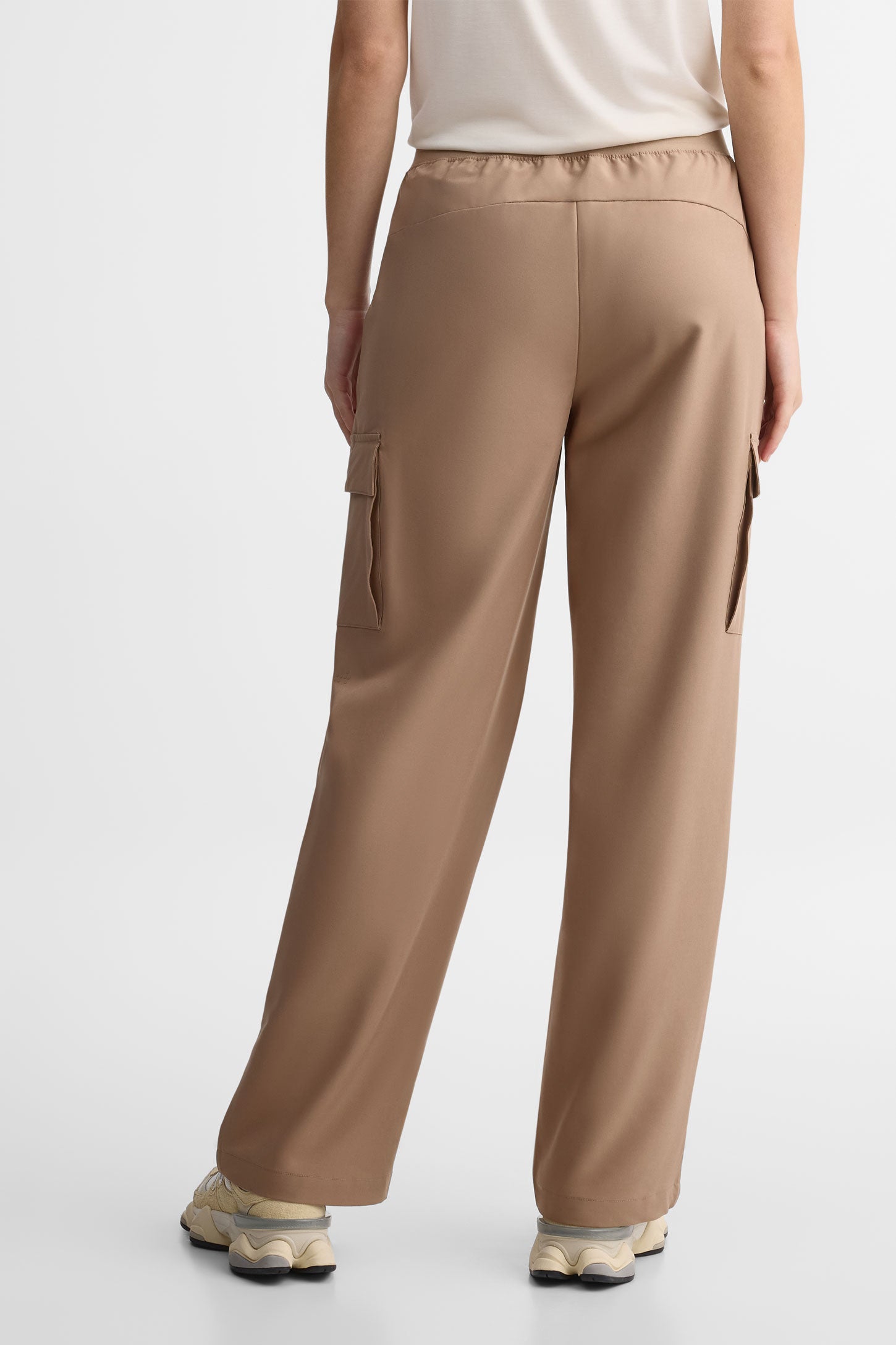 Pantalon jambe large - Femme && TAUPE