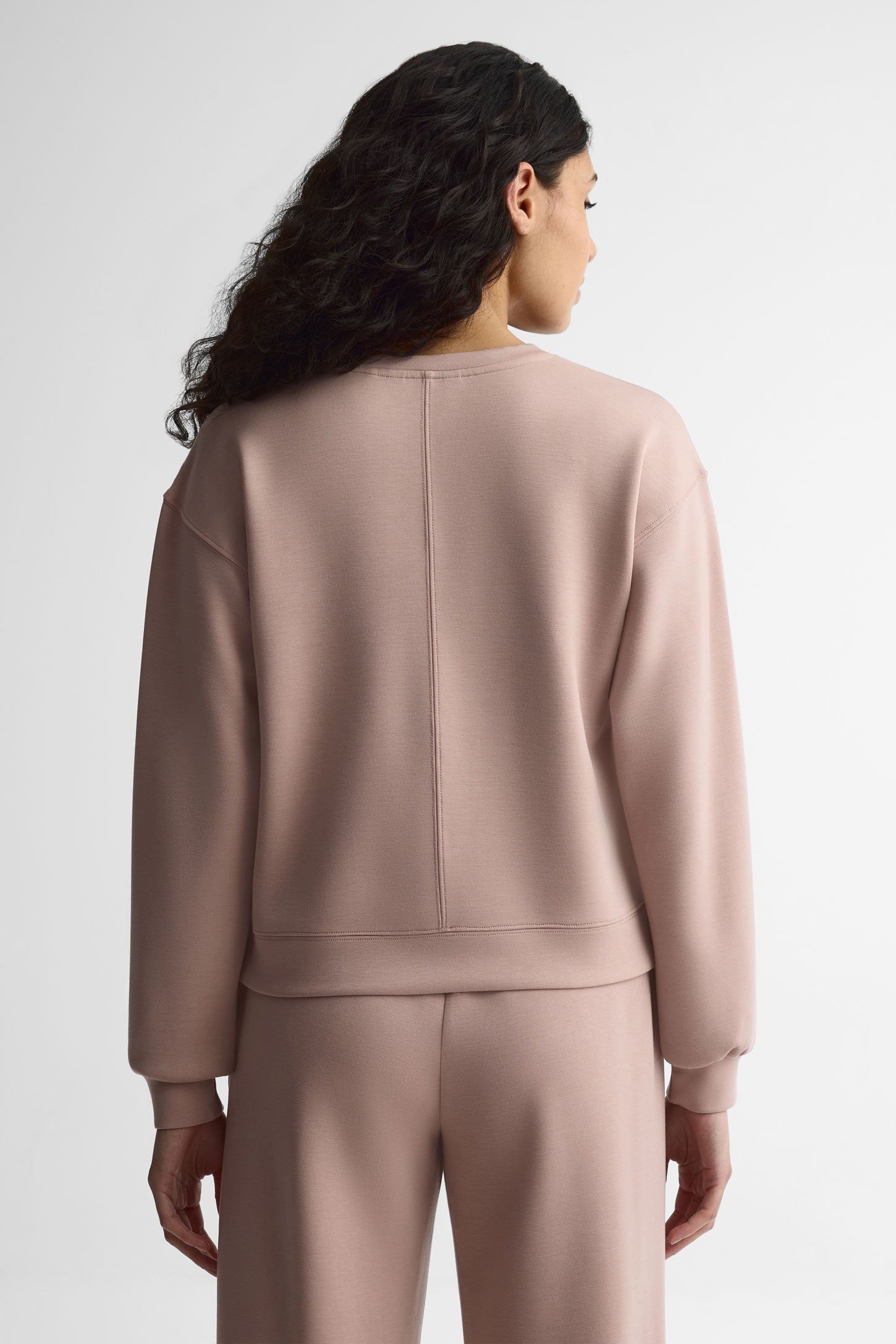 Chandail col rond modal - Femme && ROSE