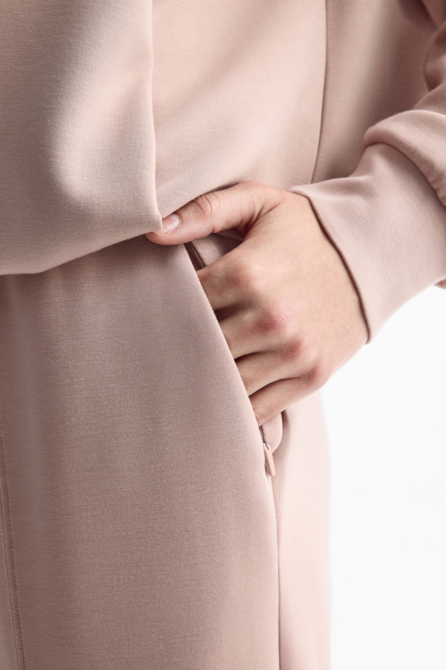 Pantalon jambe large modal - Femme && ROSE