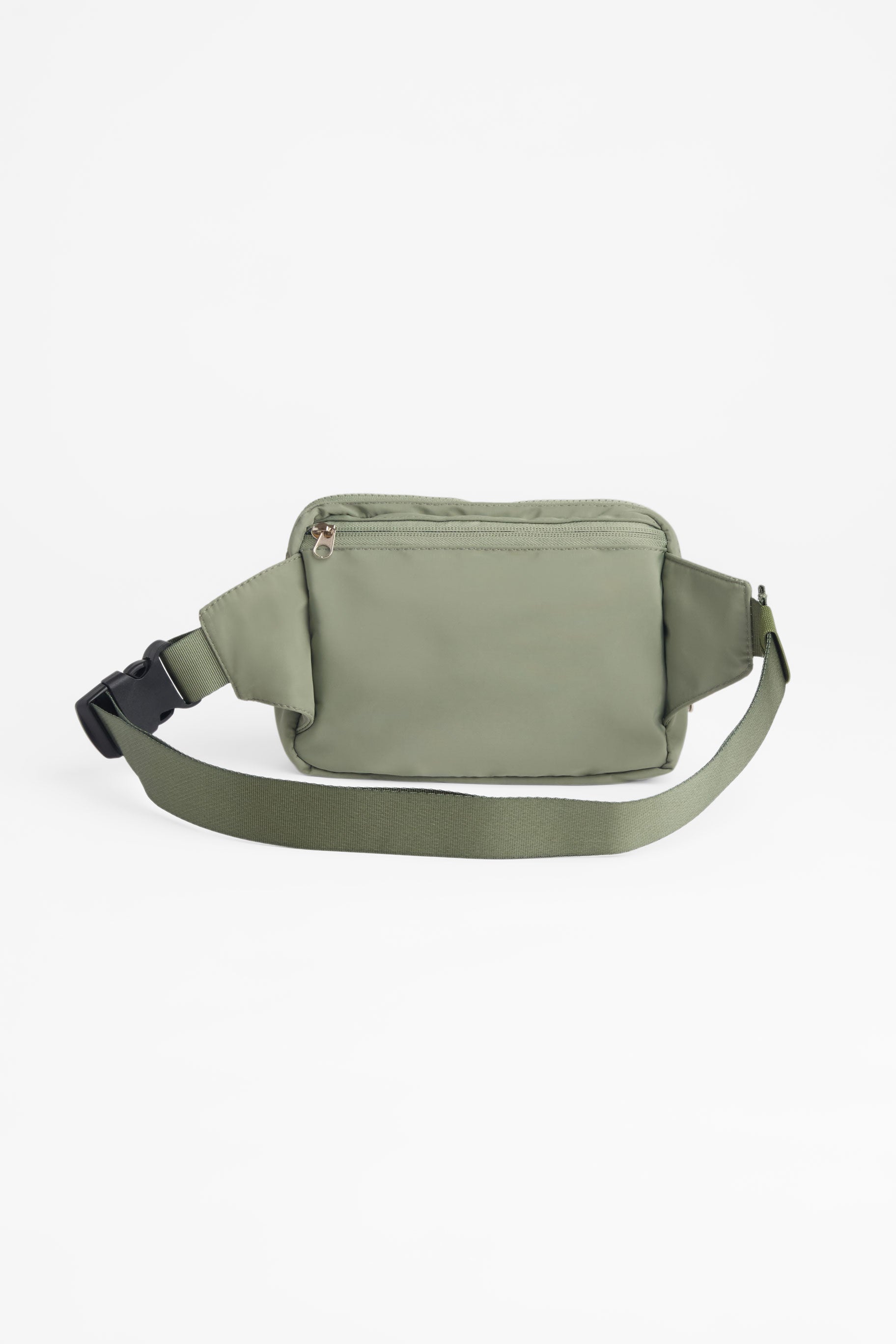Sac banane en nylon avec poches zippées - Femme && SARCELLE