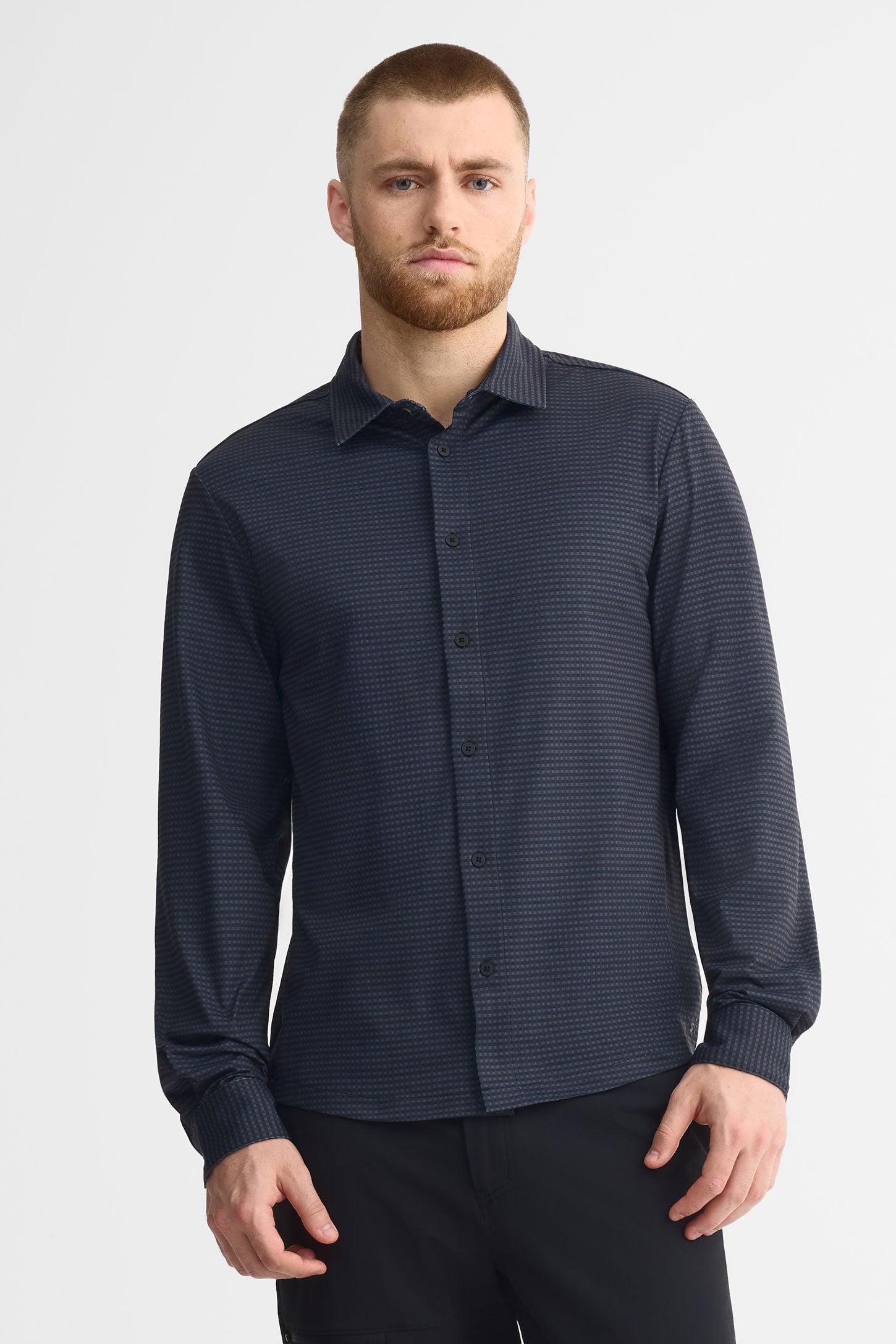 Chemise manches longues - Homme && NOIR MIXTE