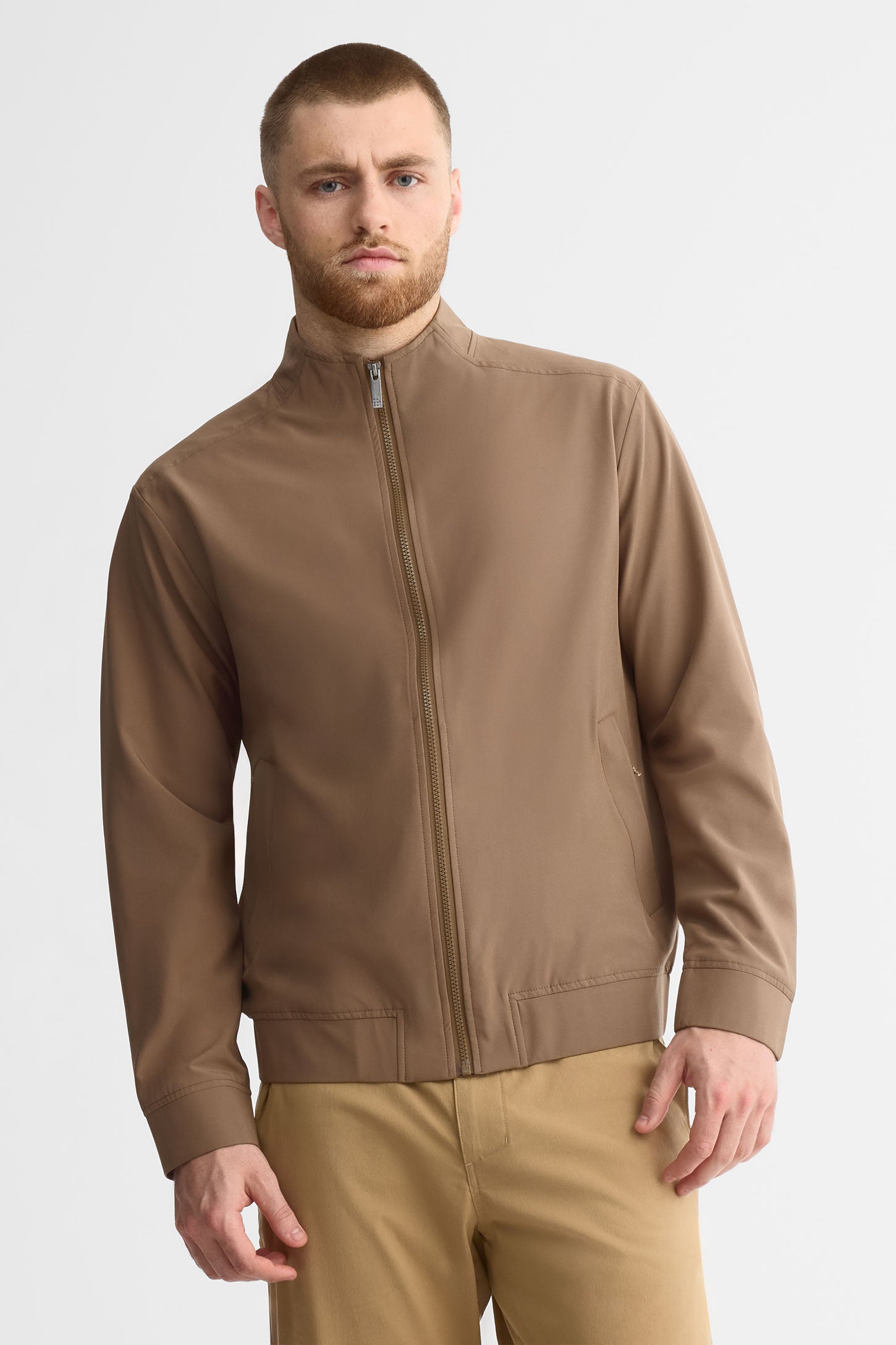 Veste bomber - Homme && BRUN
