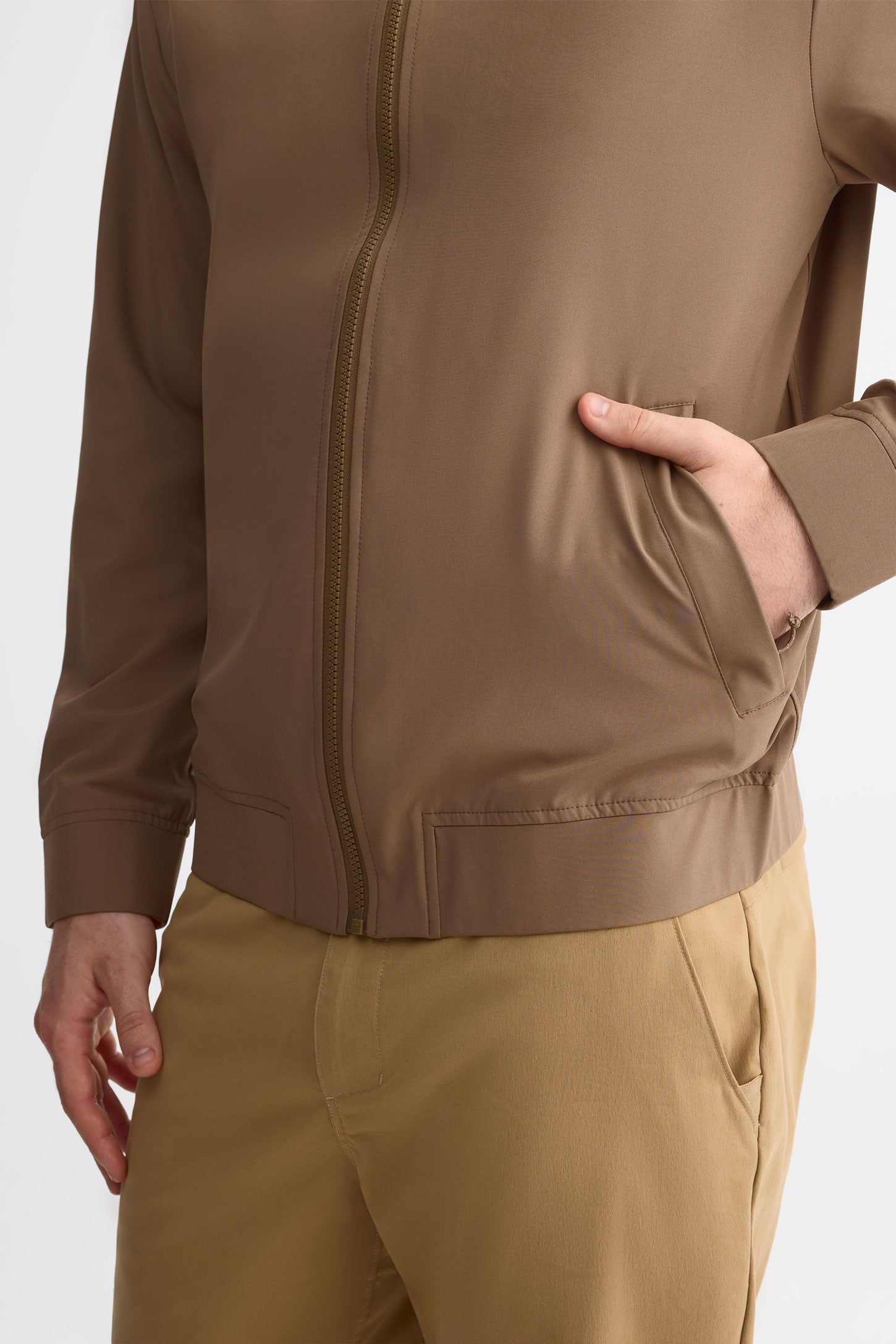 Veste bomber - Homme && BRUN