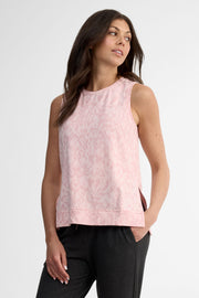 Camisole col rond en modal - Femme && ROSE MULTI