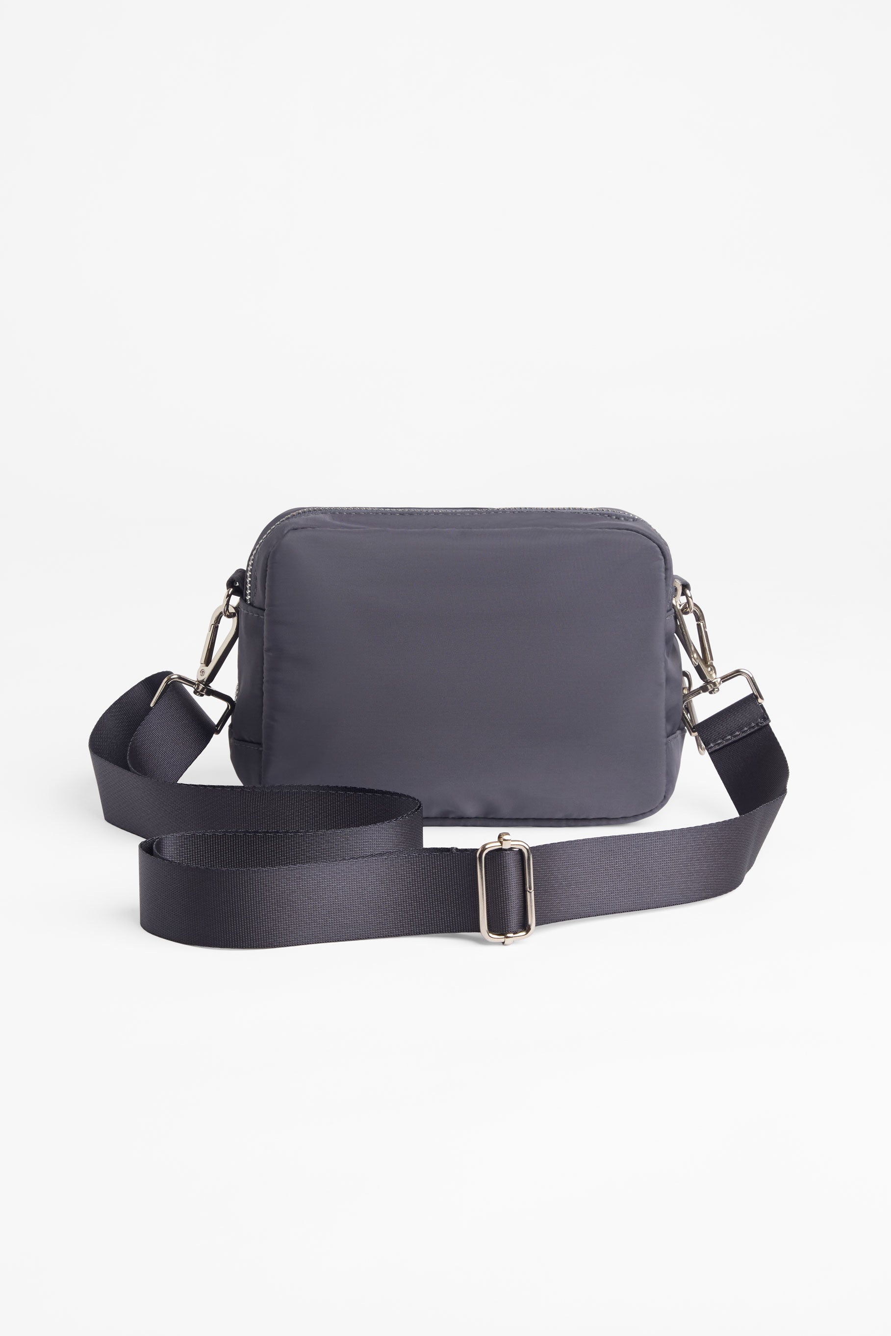 Sac à main en nylon - Femme && GRIS