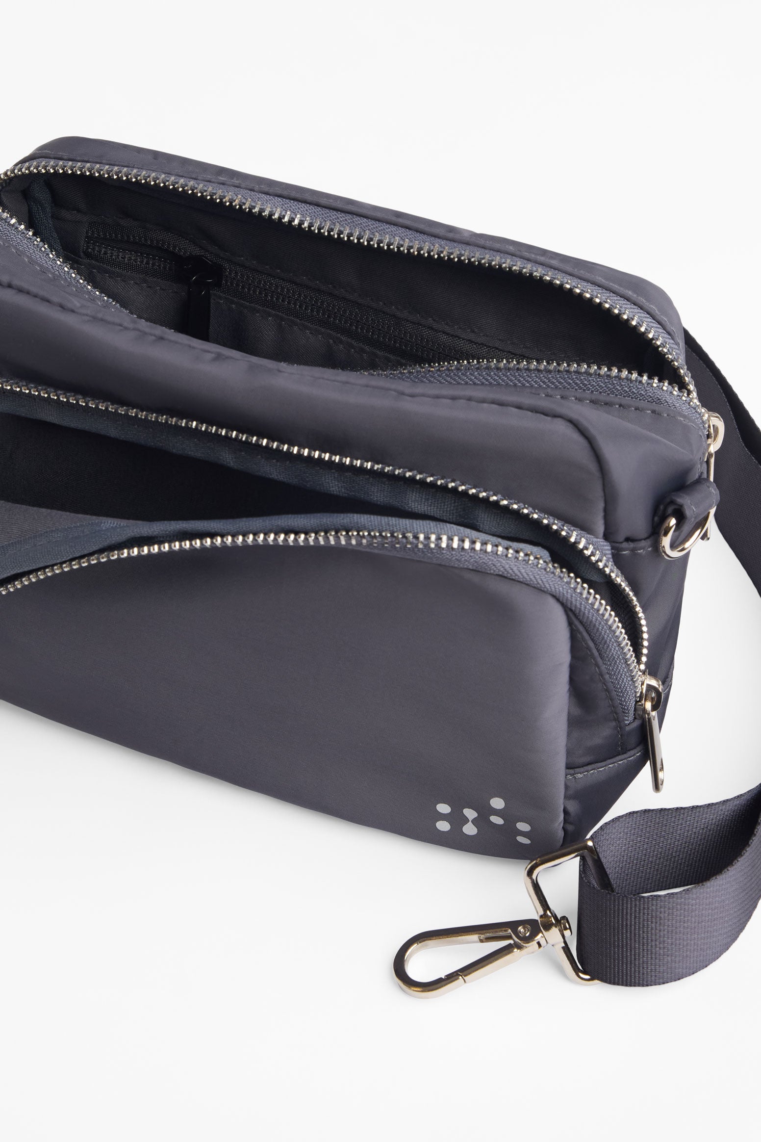 Sac à main en nylon - Femme && GRIS