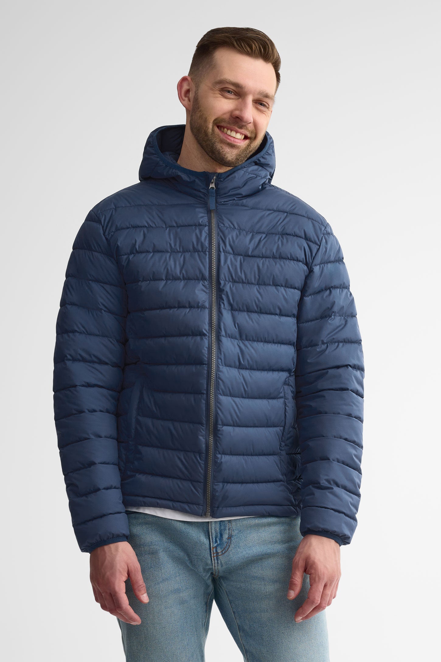 Manteau matelassé résistant à l'eau - Homme && MARIN