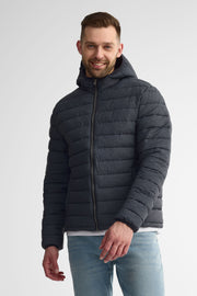 Manteau matelassé résistant à l'eau - Homme && CHARBON