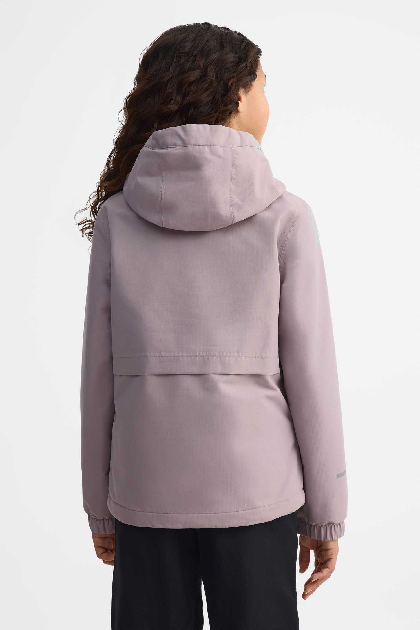 Manteau résistant à l'eau doublé -Teenage fille && MAUVE PALE