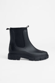 Botte de pluie en caoutchouc - Femme && NOIR