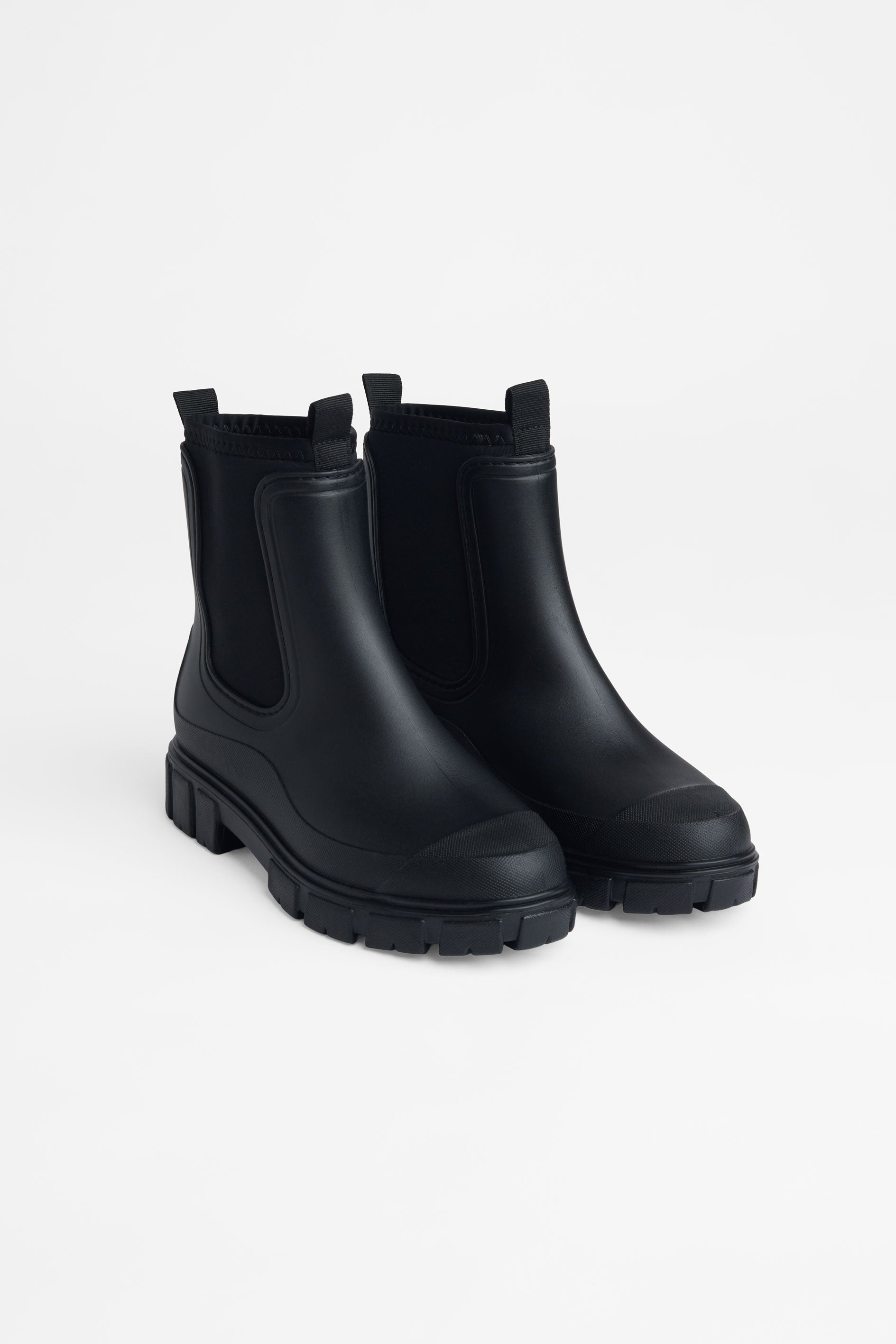 Botte de pluie en caoutchouc - Femme && NOIR