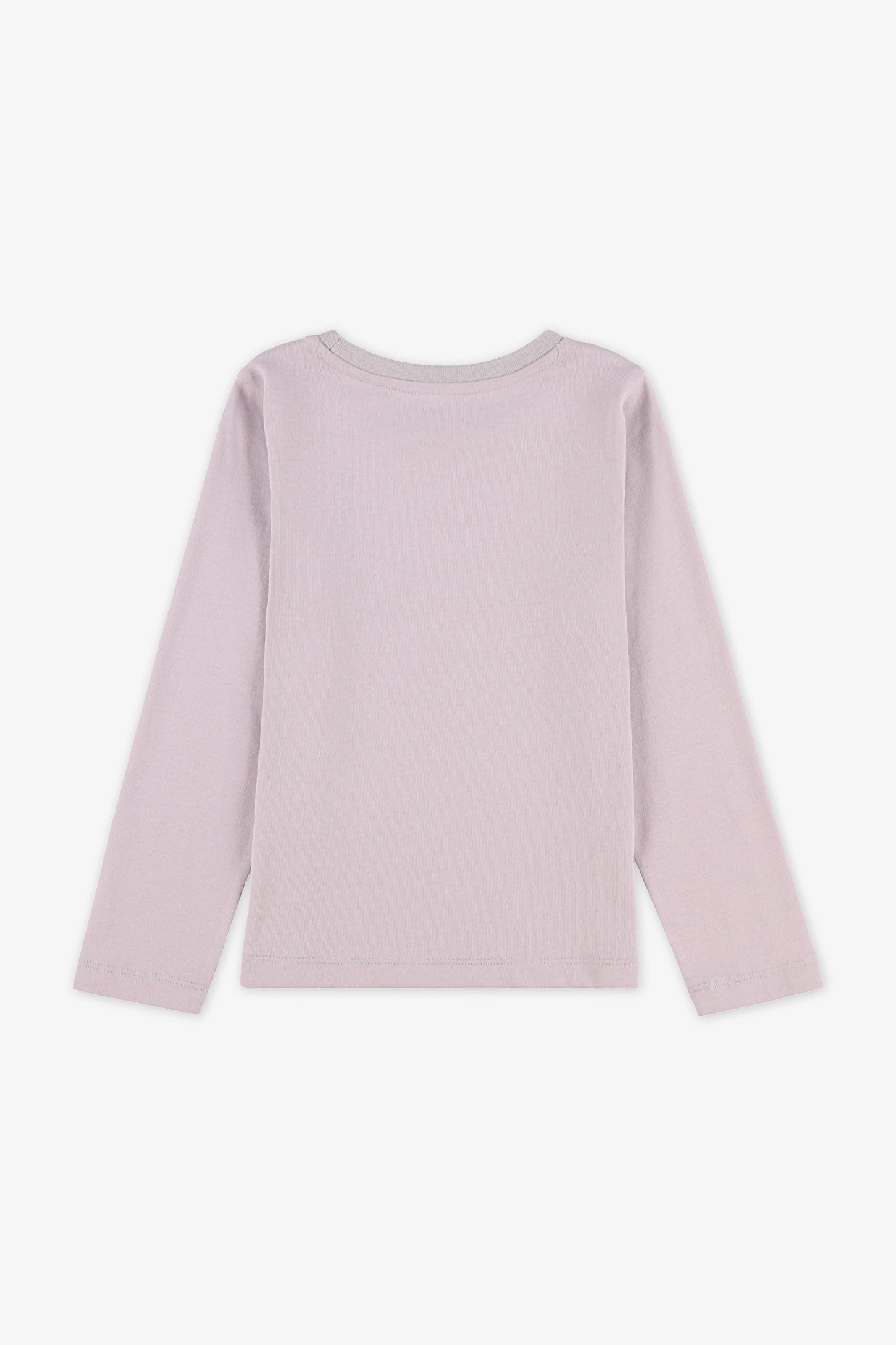 Chandail manches longues coton - Enfant fille && LILAS