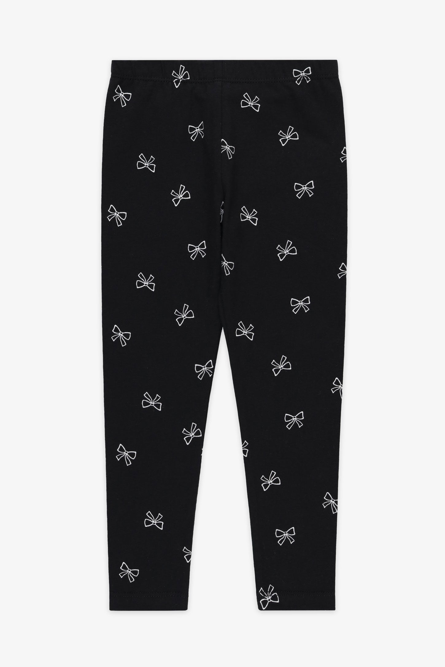 Legging en coton, 2/20$ - Enfant fille && NOIR/MULTI