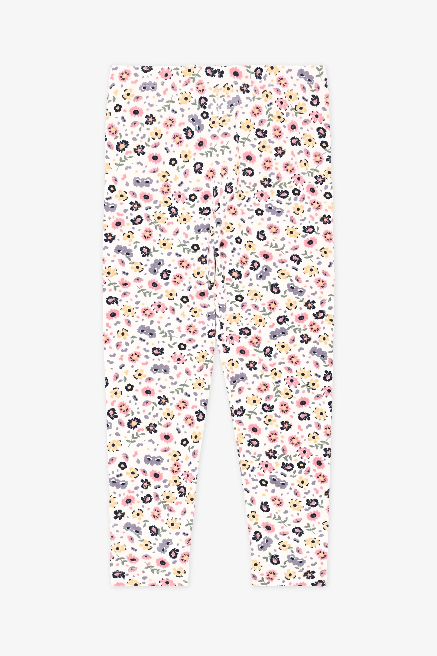 Legging en moss, 2/20$ - Enfant fille && BLANC CASSÉ/MULTI