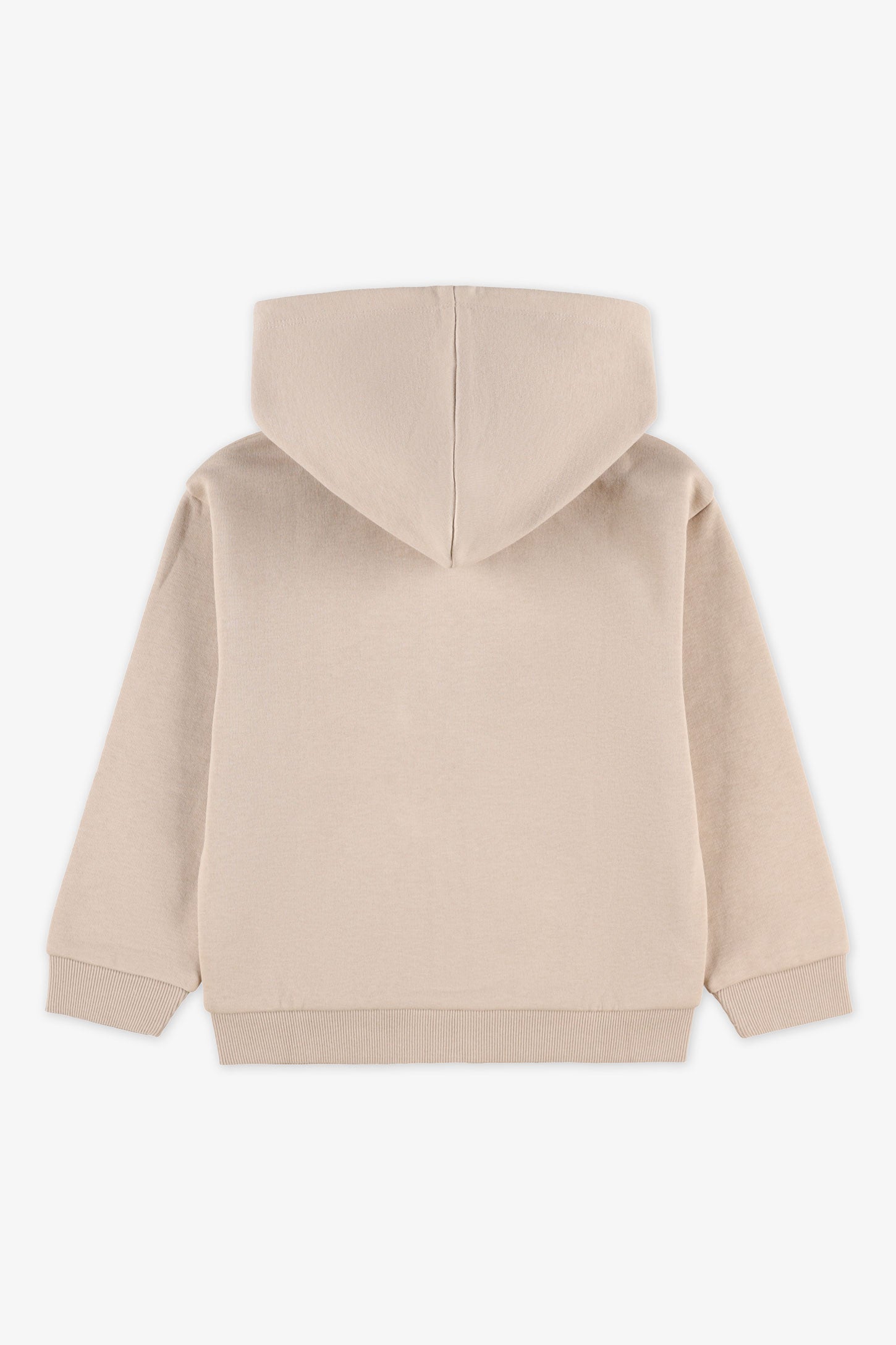 Veste à capuchon coton ouaté - Enfant fille && BEIGE