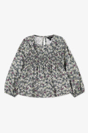 Chandail manches longues challis - Enfant fille && SARCELLE/MULTI