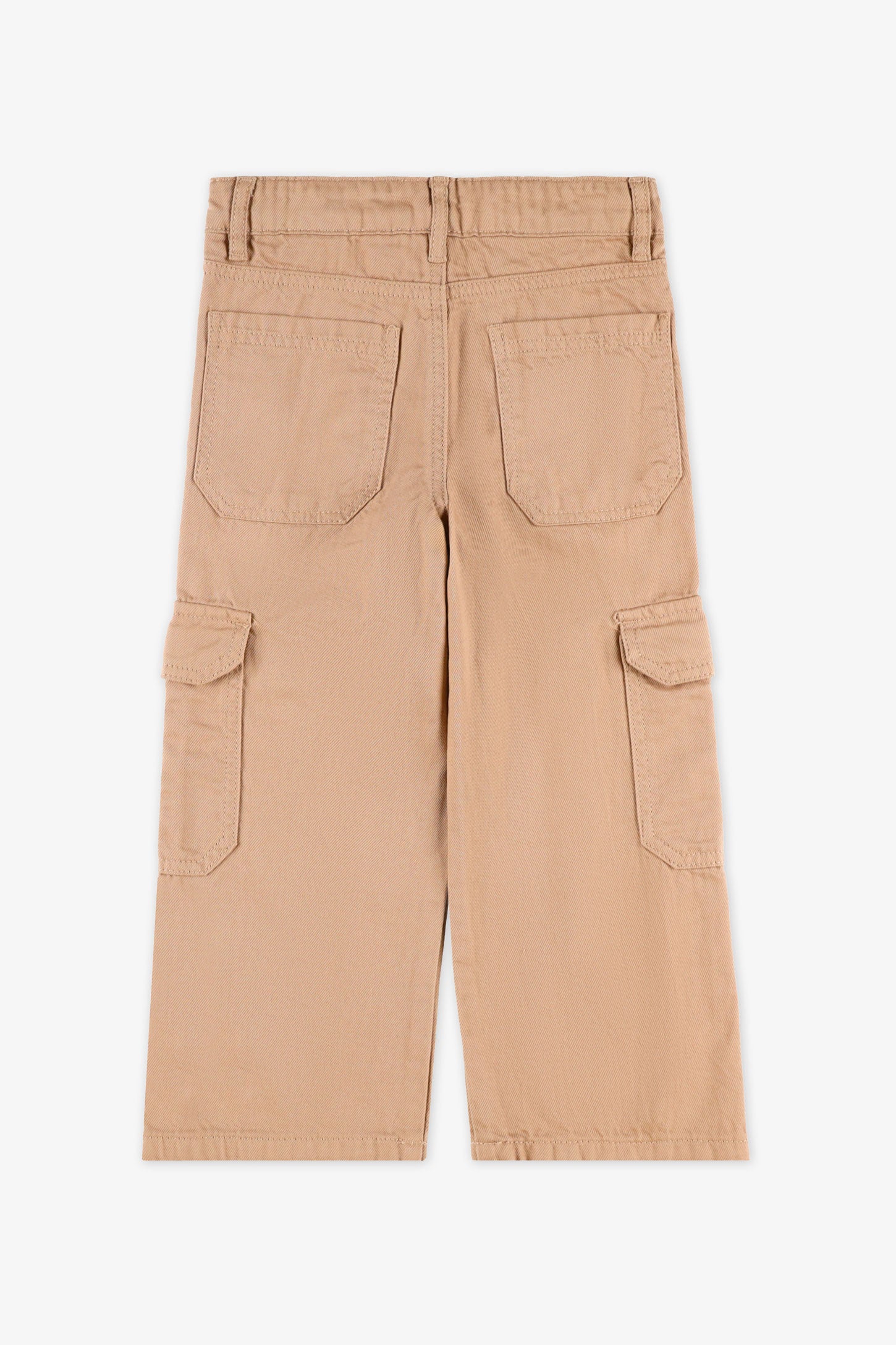 Jeans cargo - Enfant fille && BEIGE PALE