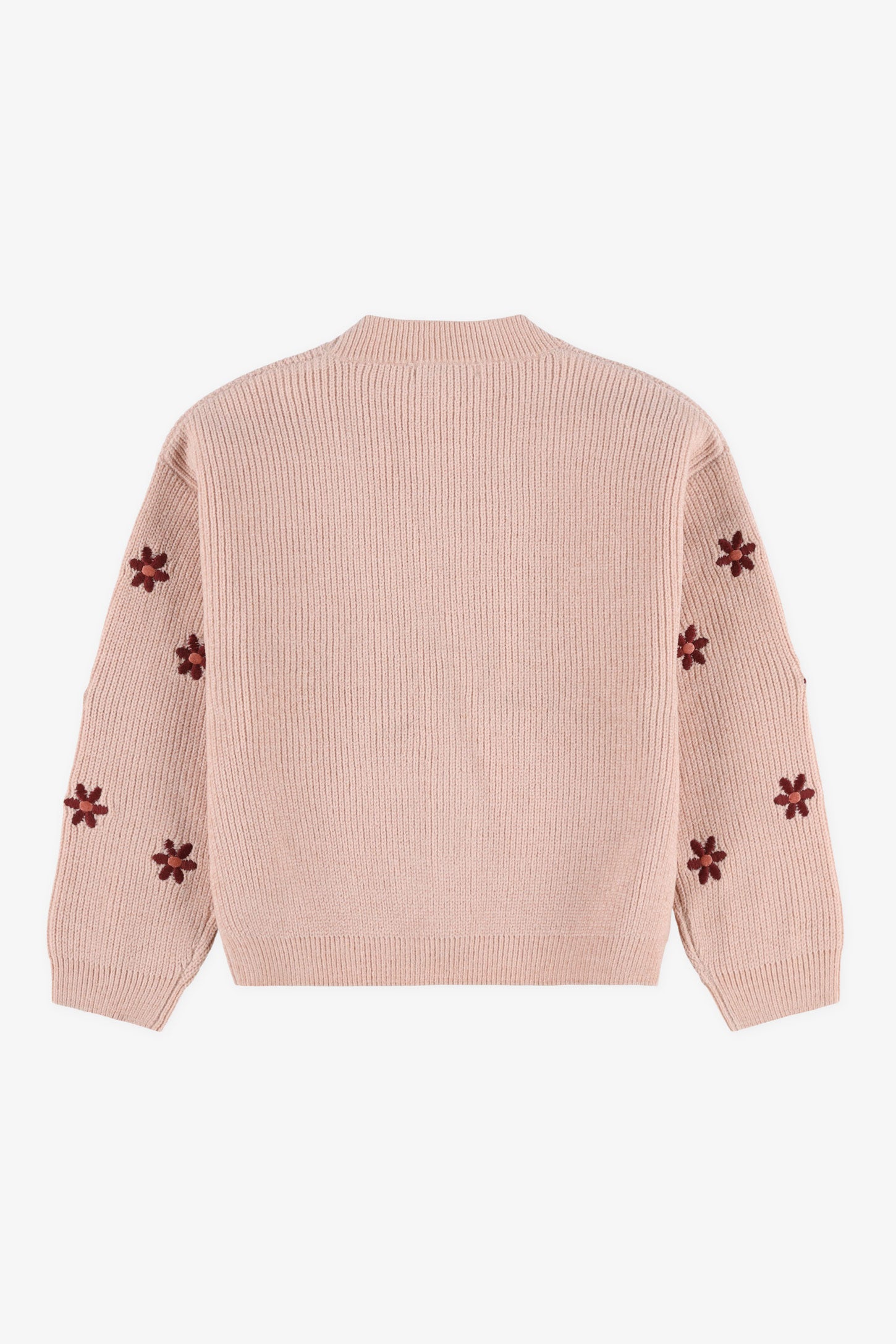 Cardigan en tricot - Enfant fille && ROSE MULTI
