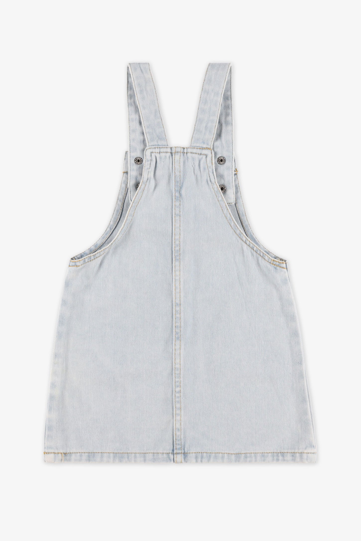 Robe-tablier en jeans - Enfant fille && DENIM PALE