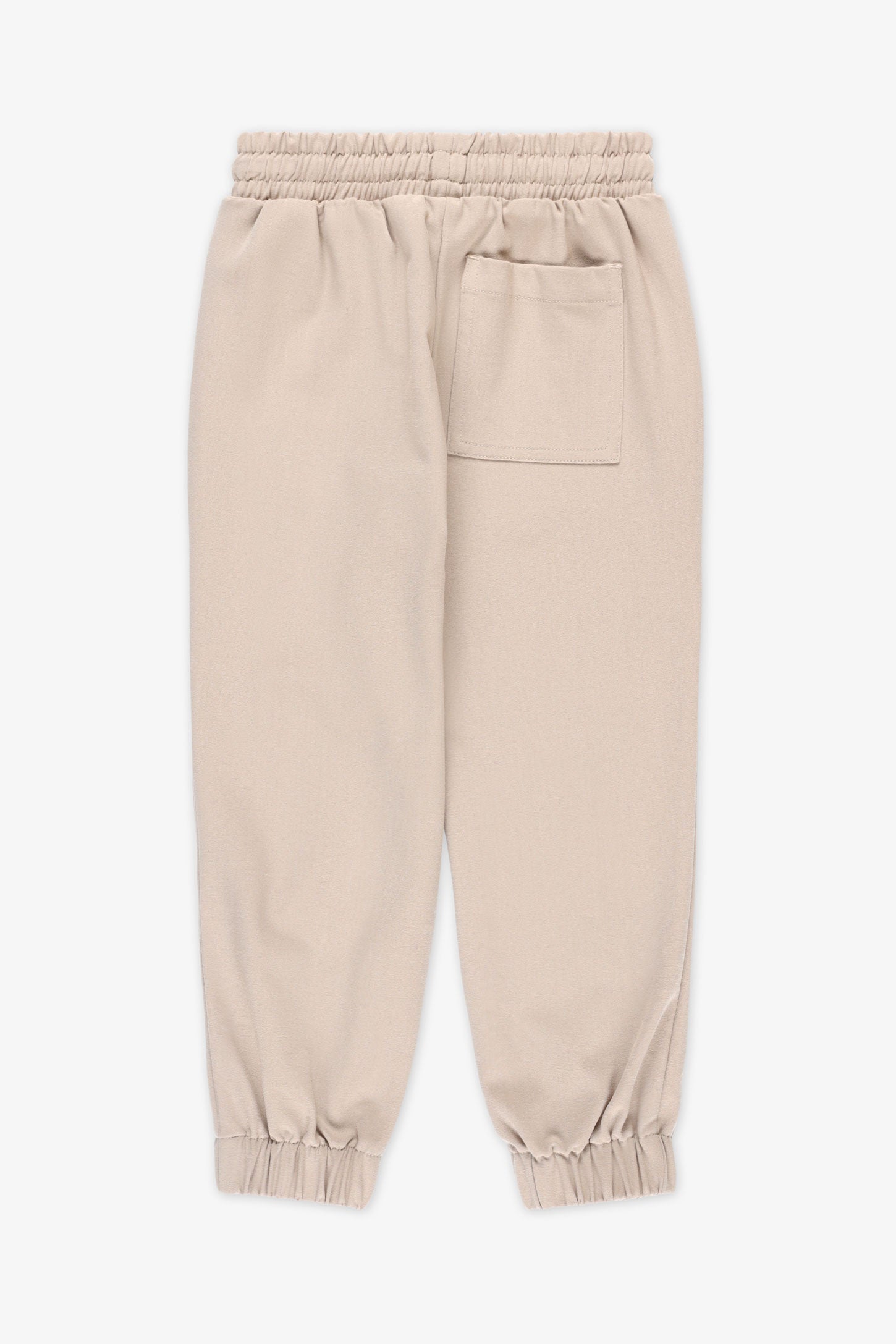Pantalon jogger extensible 4 sens - Enfant fille && TAUPE