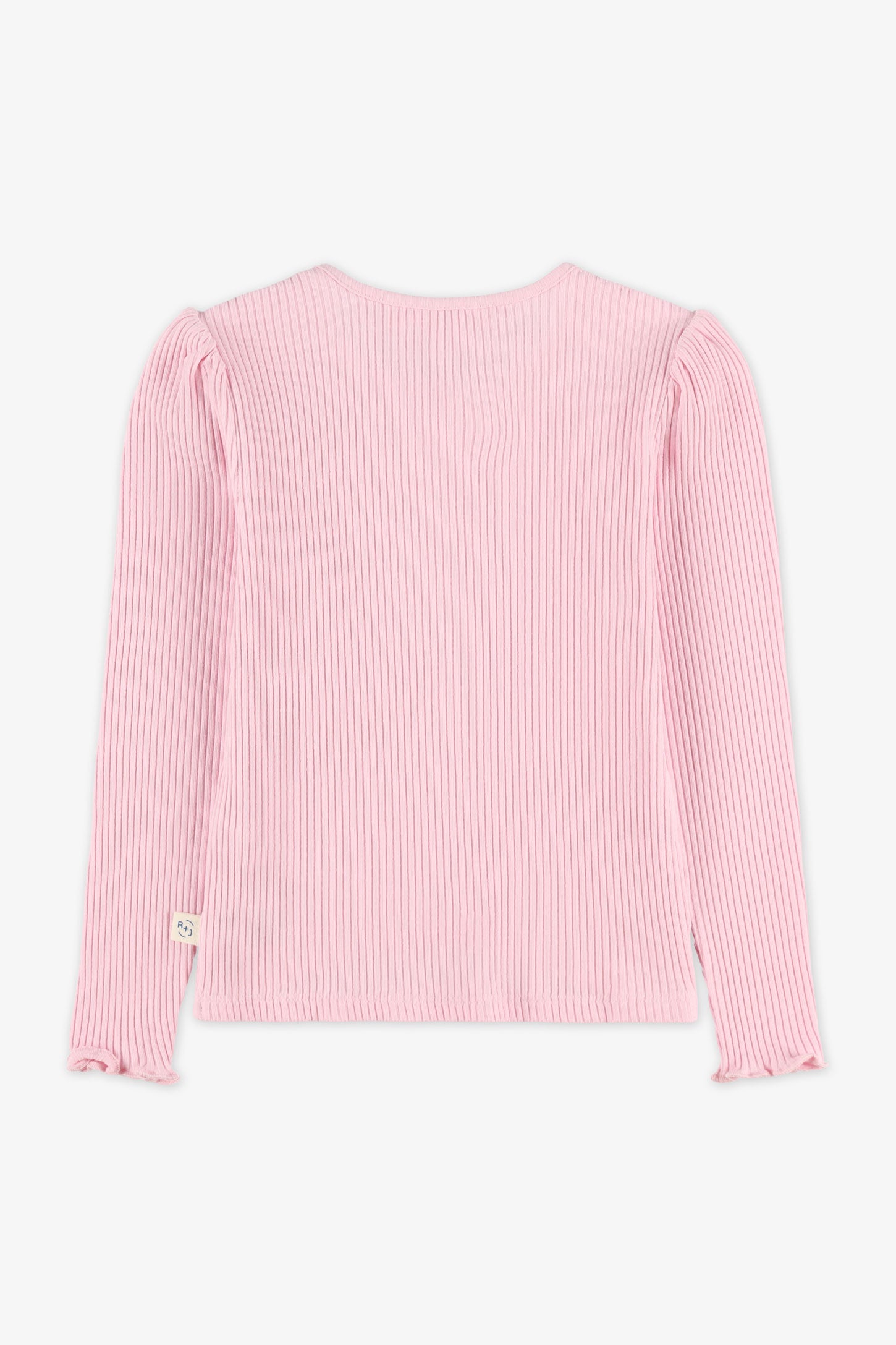 Chandail manches longues col rond - Enfant fille && ROSE