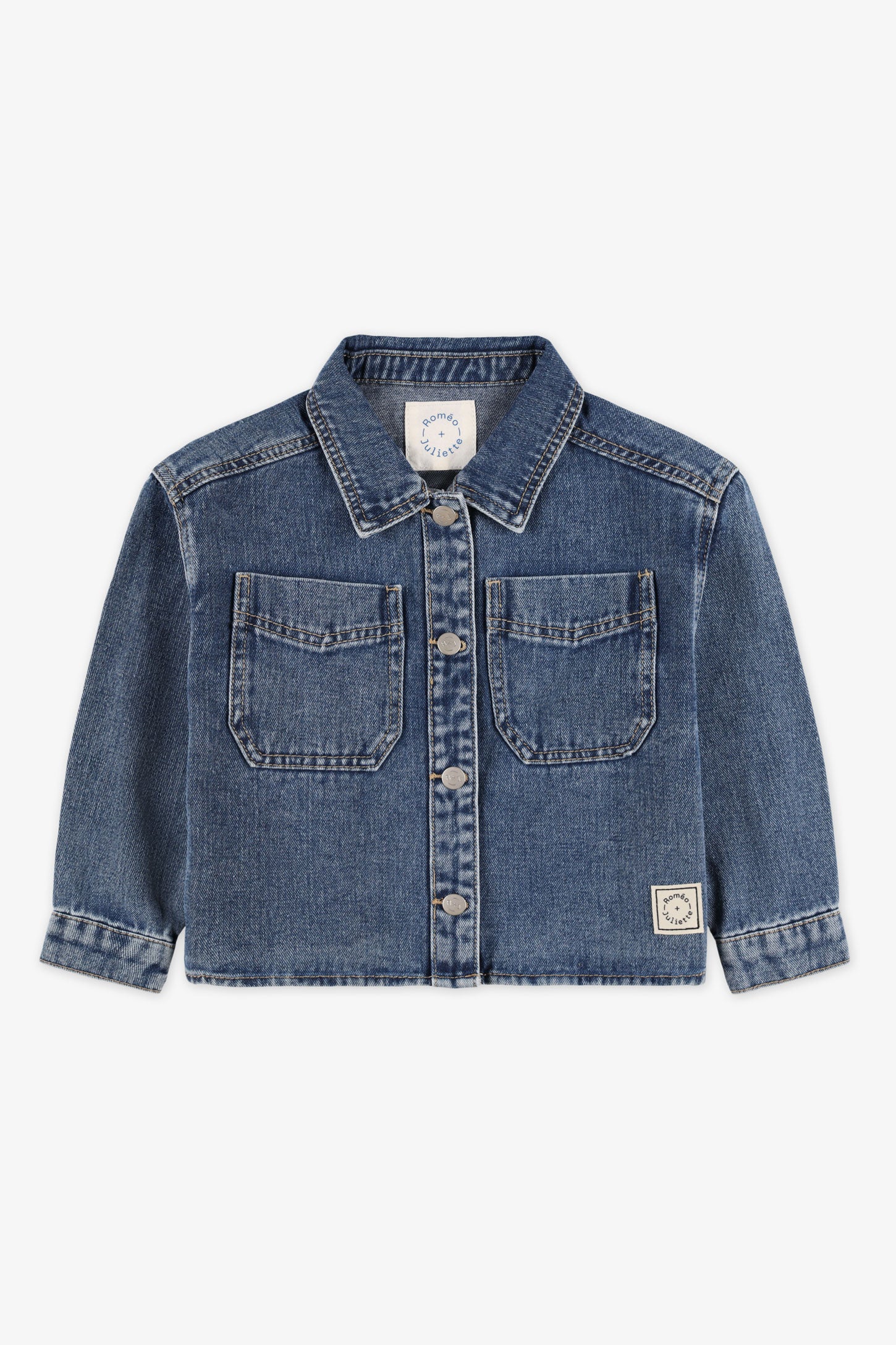 Veste en jeans - Enfant fille && DENIM MOYEN
