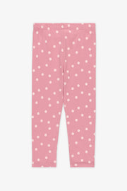 Legging coton, 2/15$ - Bébé fille && ROSE MULTI