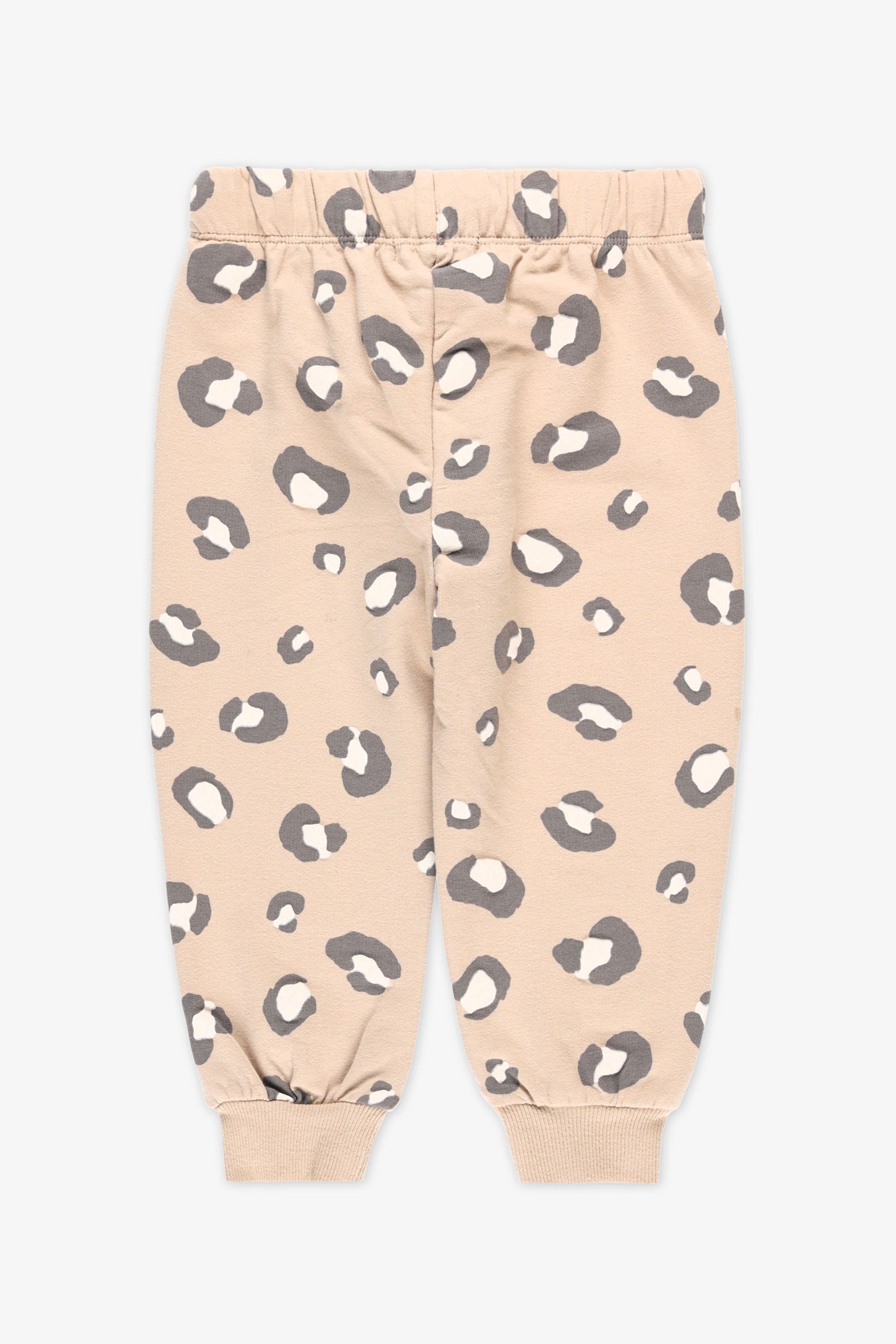 Pantalon jogger coton ouaté - Bébé fille && BEIGE/MULTI