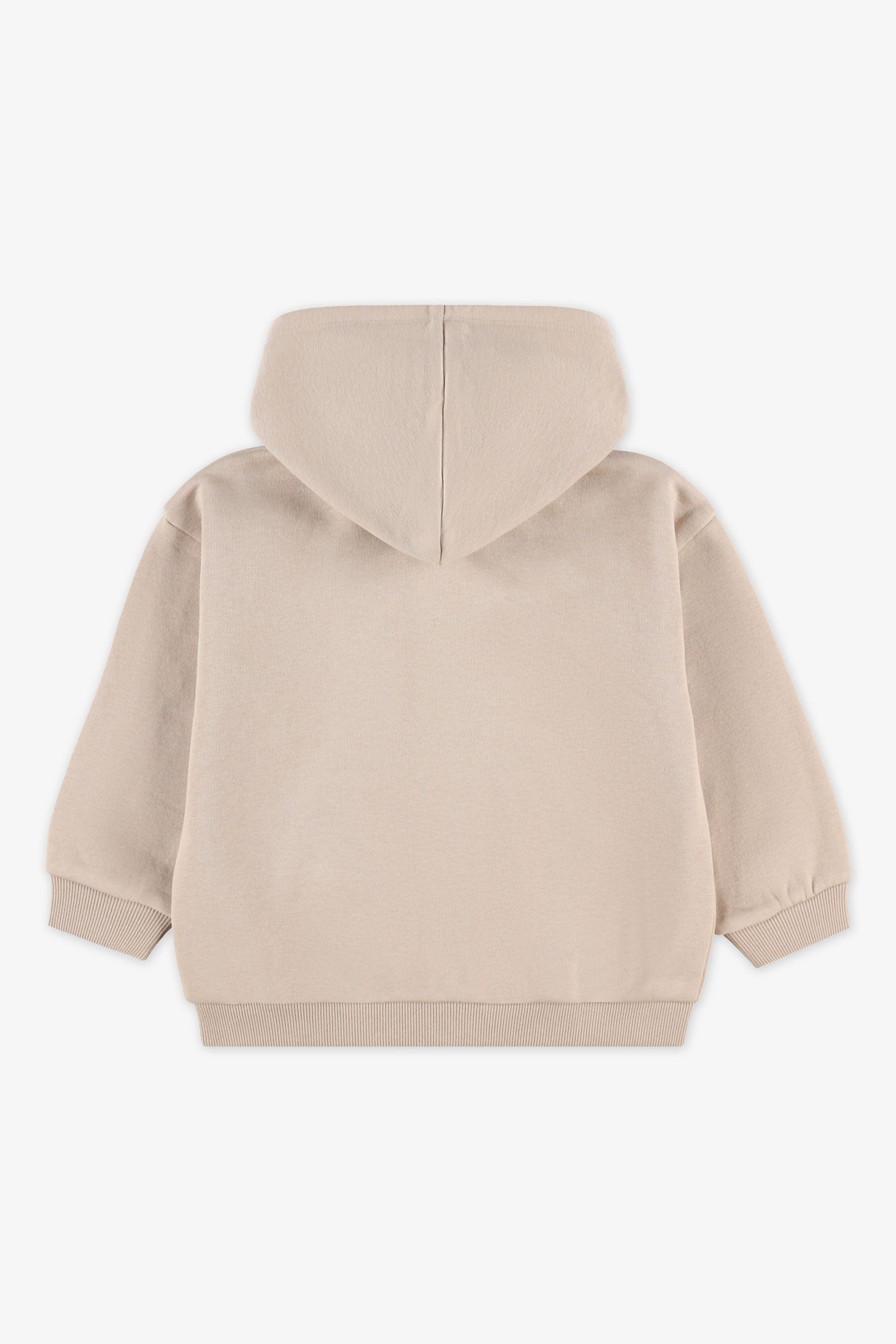 Veste à capuchon coton ouaté - Bébé fille && BEIGE