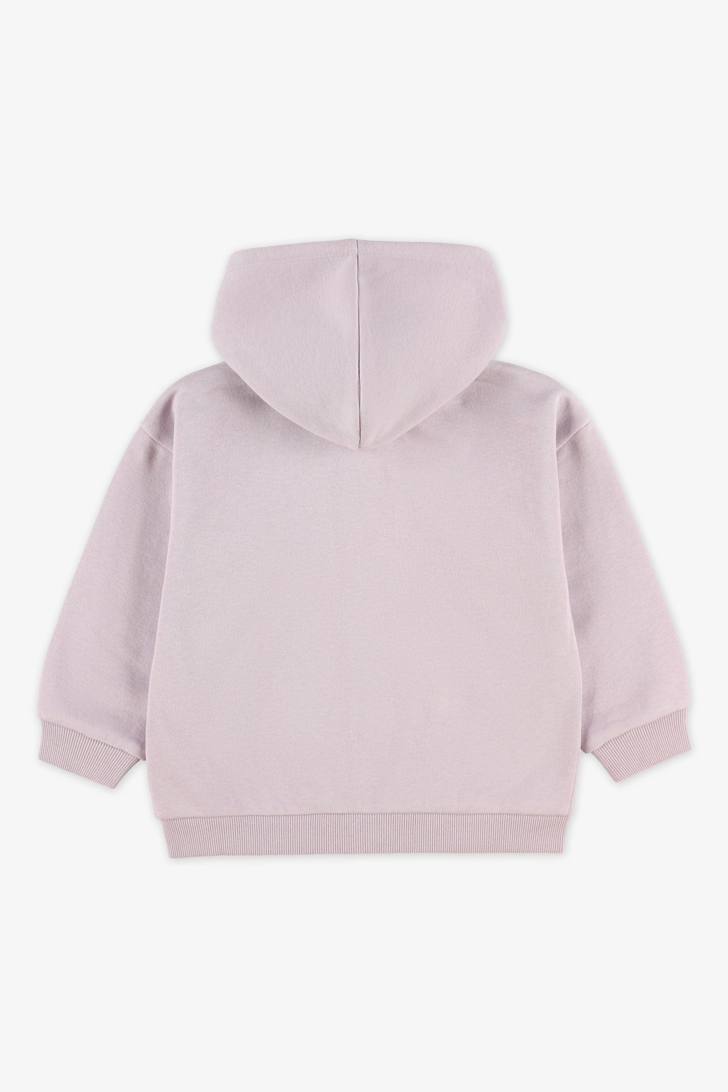 Veste à capuchon coton ouaté - Bébé fille && LILAS