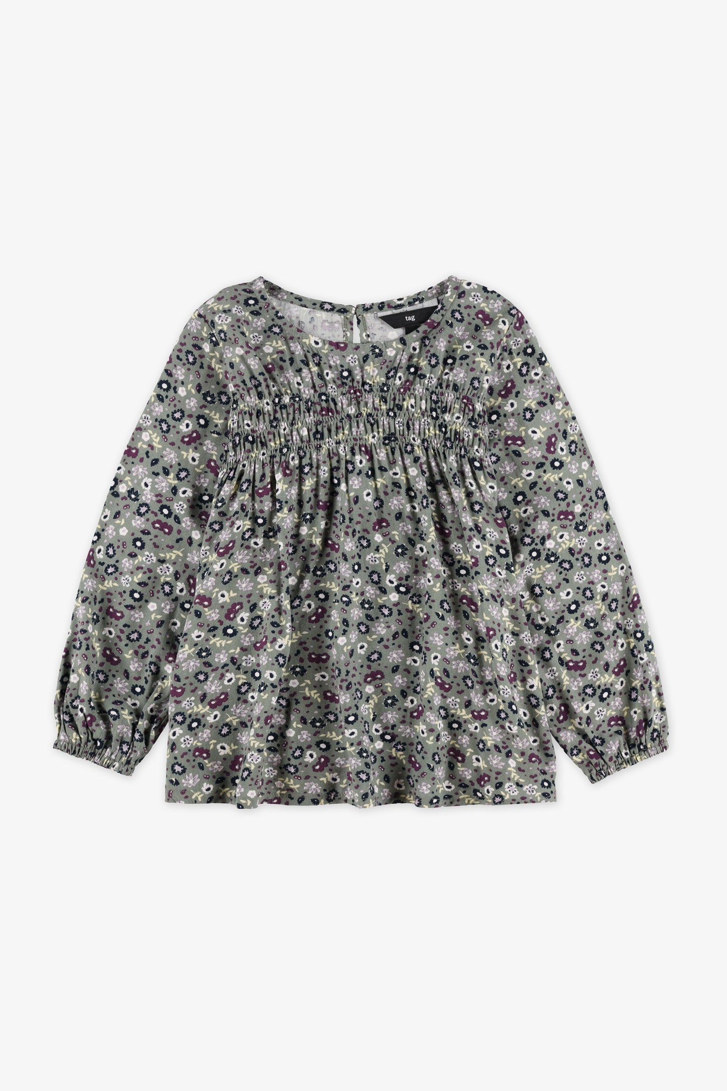 Chandail manches longues challis - Bébé fille && SARCELLE/MULTI