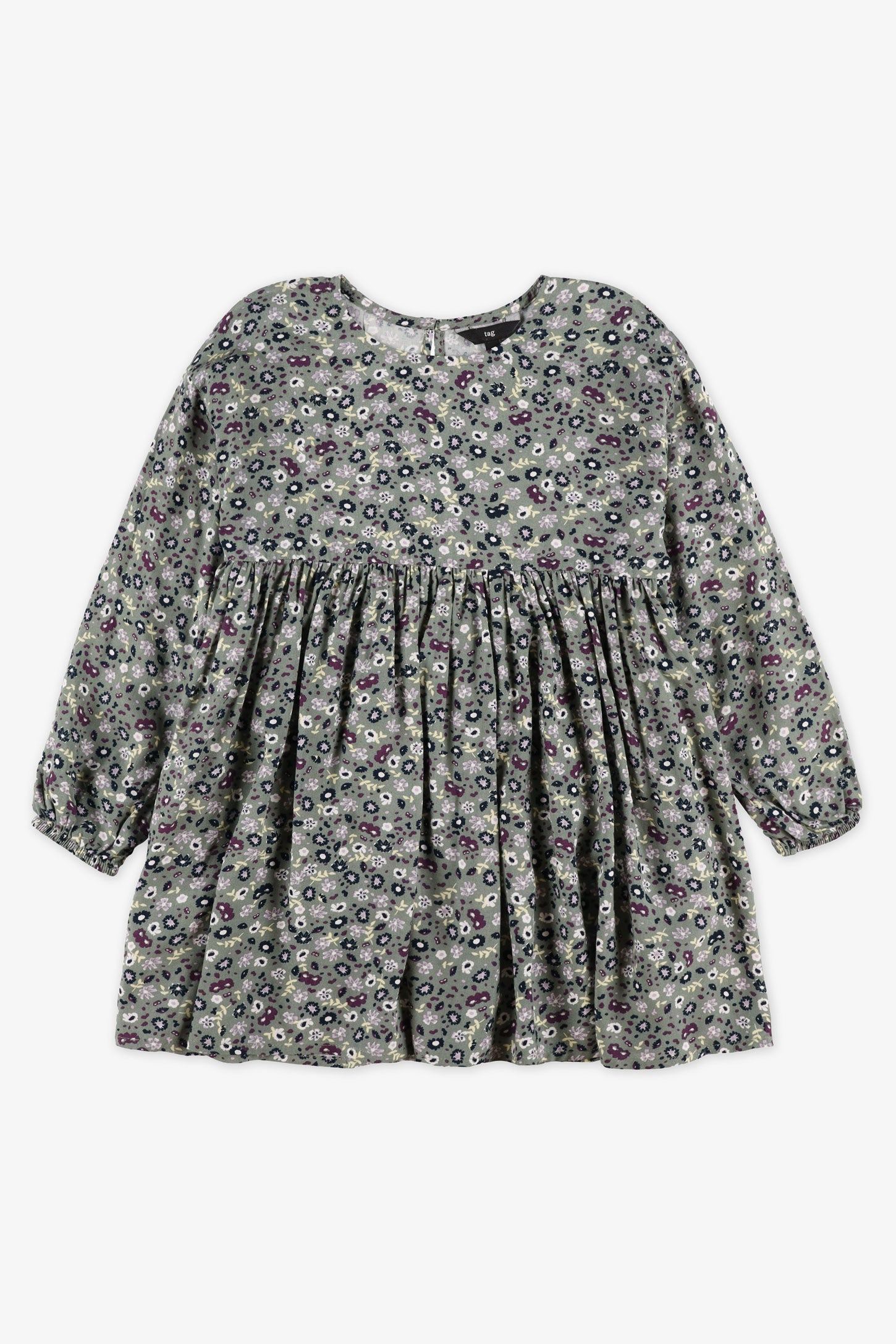 Robe manches longues challis - Bébé fille && SARCELLE/MULTI