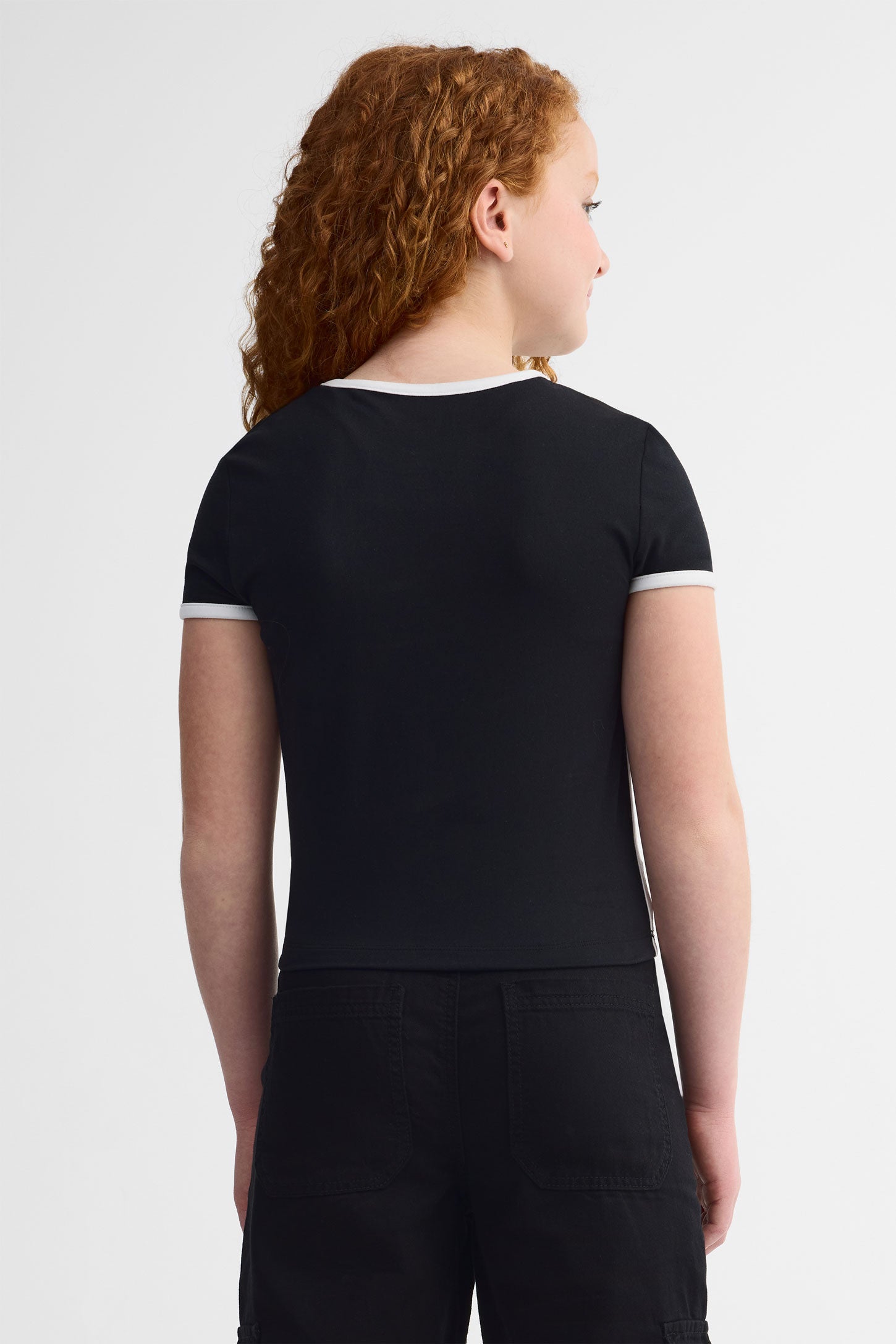 T-shirt imprimé, 2/25$ - Ado fille && NOIR