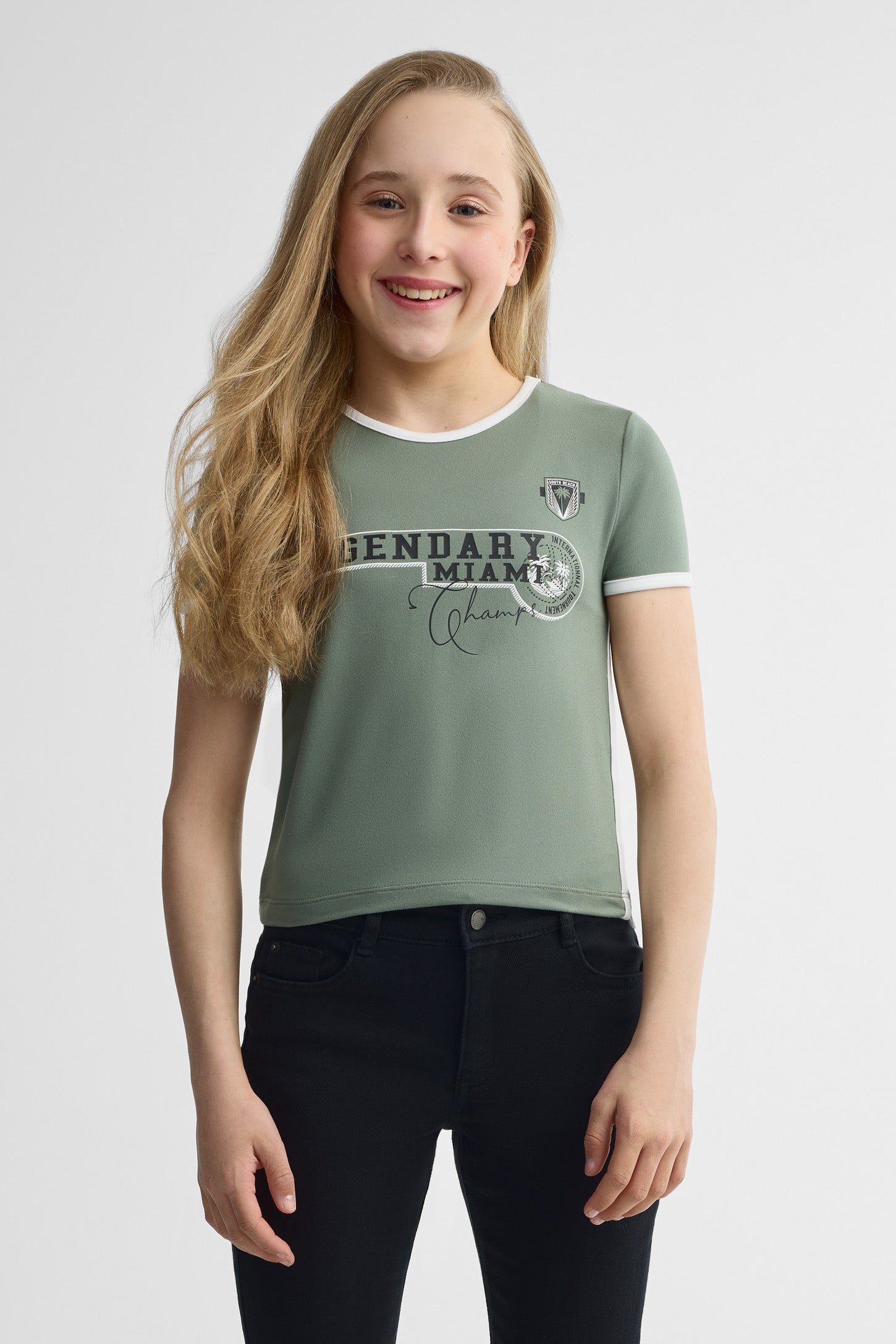 T-shirt imprimé, 2/25$ - Ado fille && SARCELLE