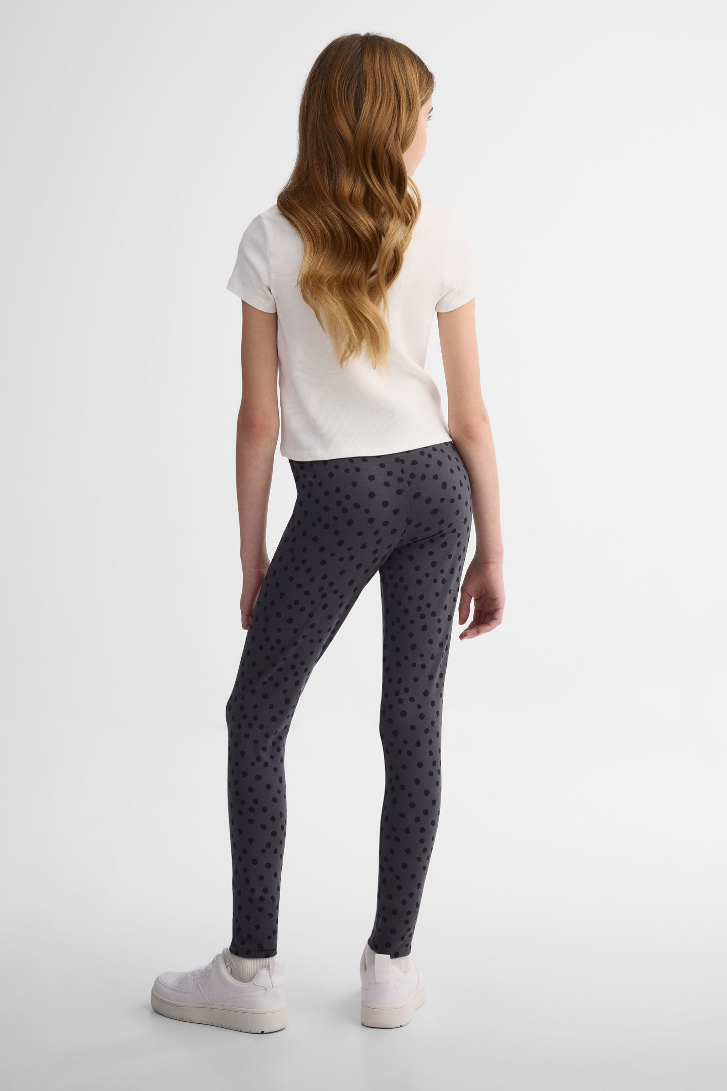 Legging en coton, 2/25$ - Ado fille && CHARBON/MULTI