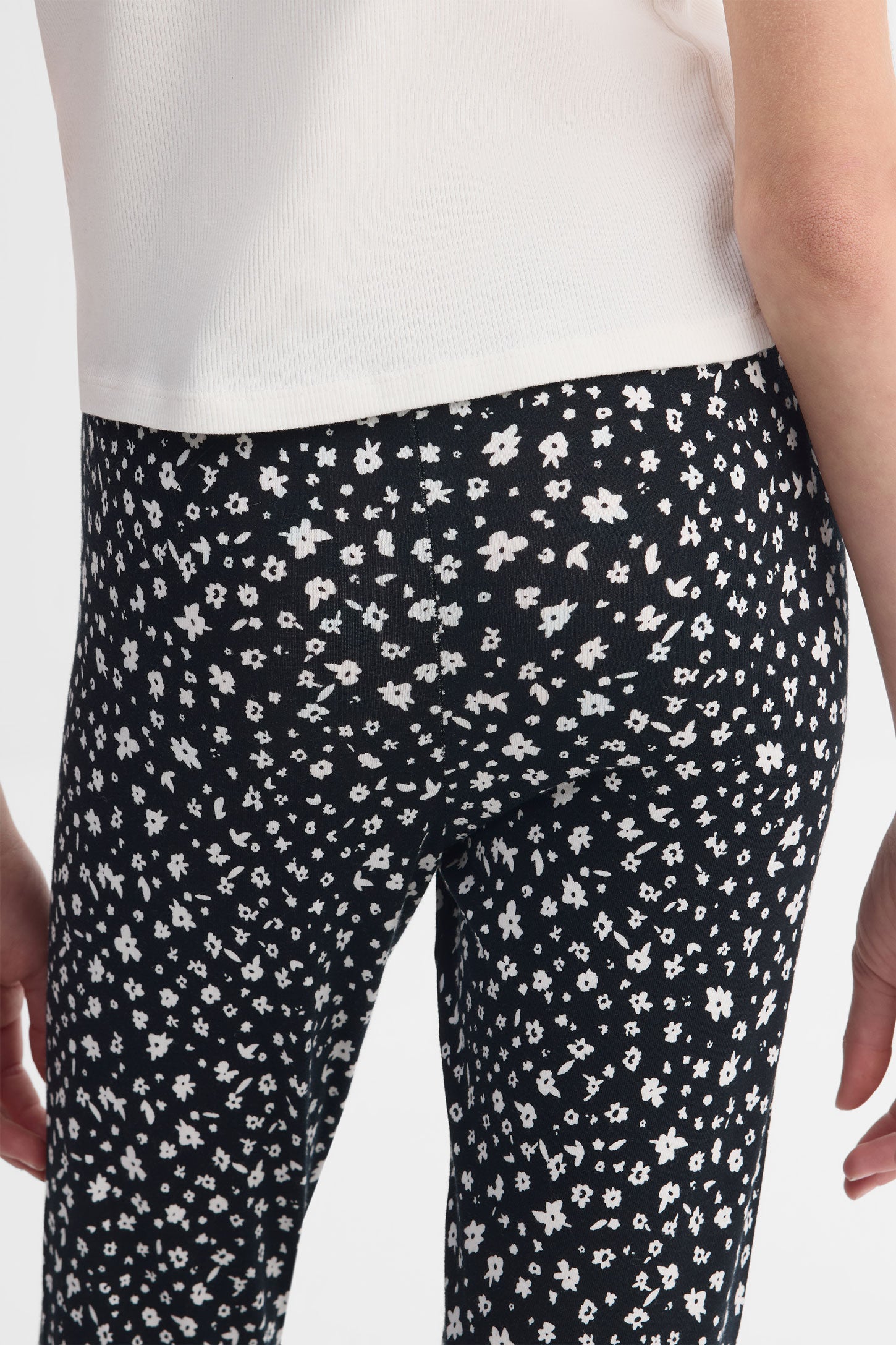 Legging en coton, 2/25$ - Ado fille && NOIR/MULTI
