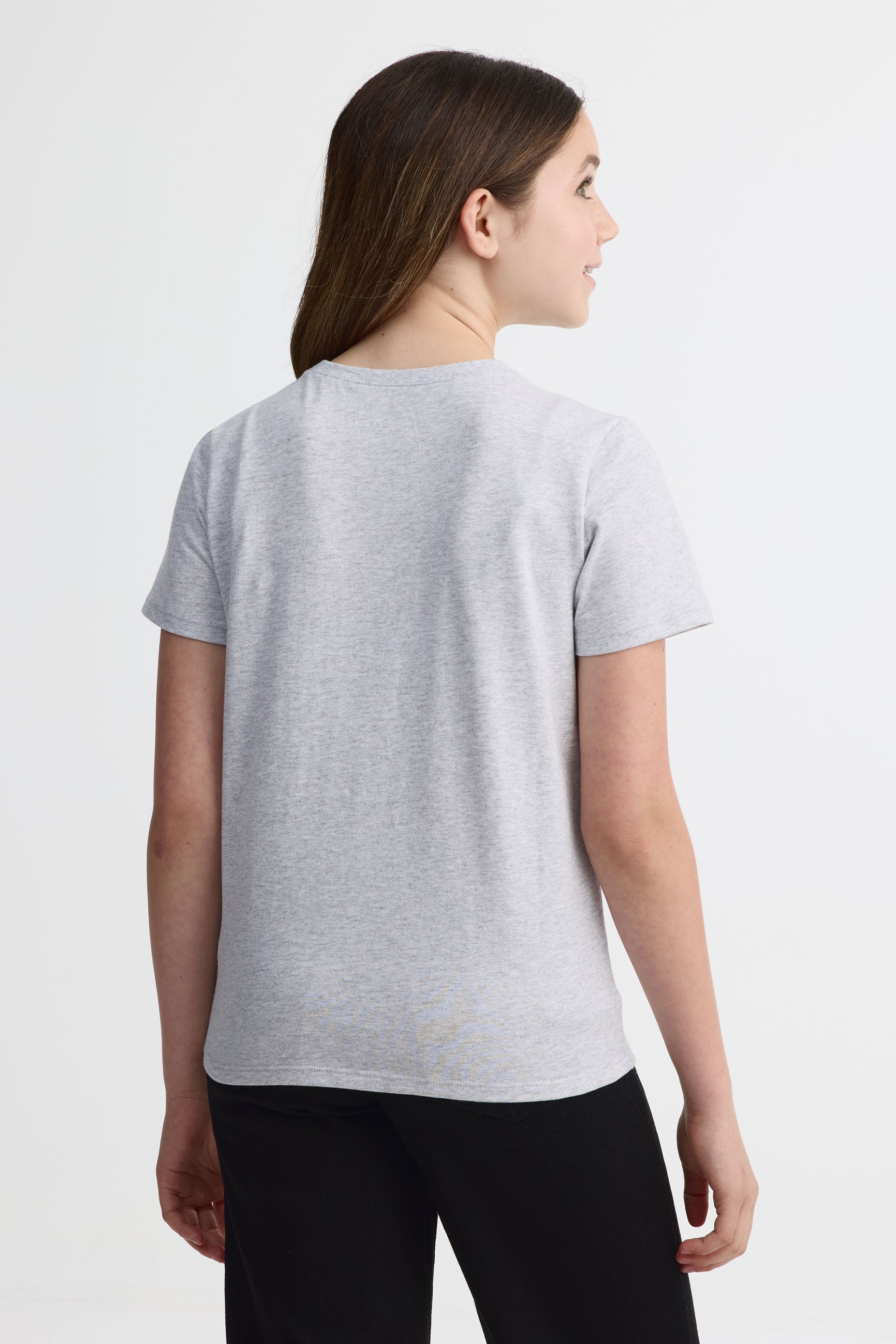 T-shirt à poche, 2/25$ - Ado fille && GRIS MIXTE