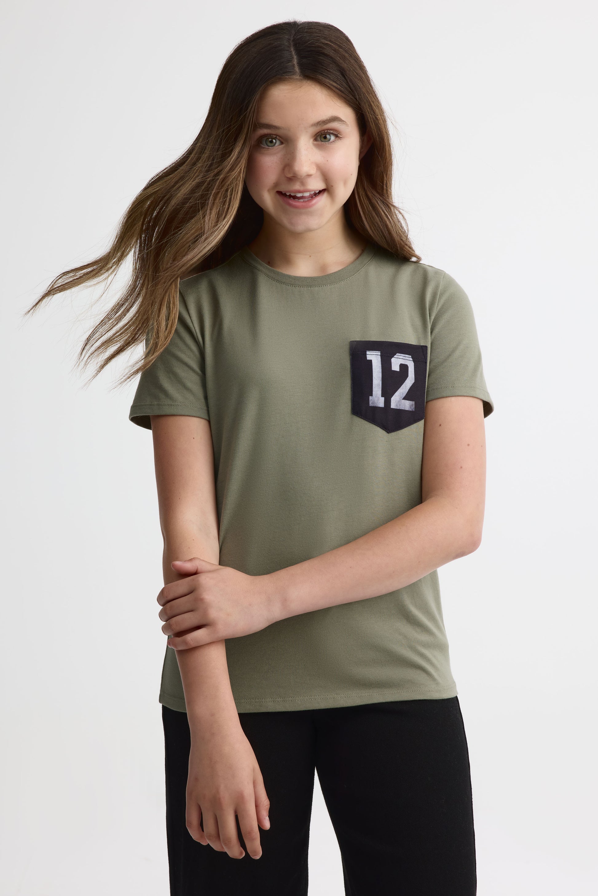 T-shirt à poche, 2/25$ - Ado fille && SARCELLE