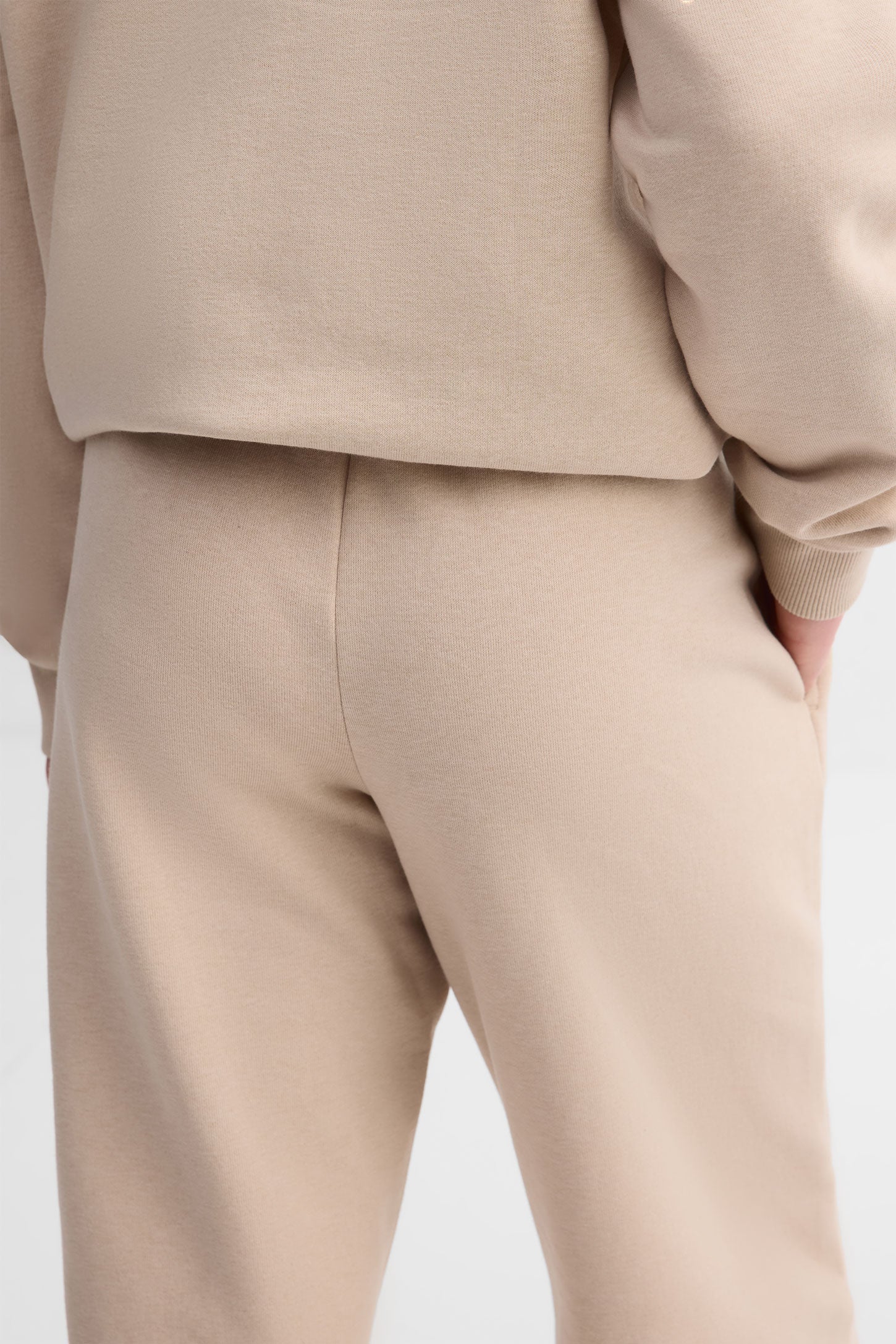 Pantalon jogger ouaté - Ado fille && BEIGE